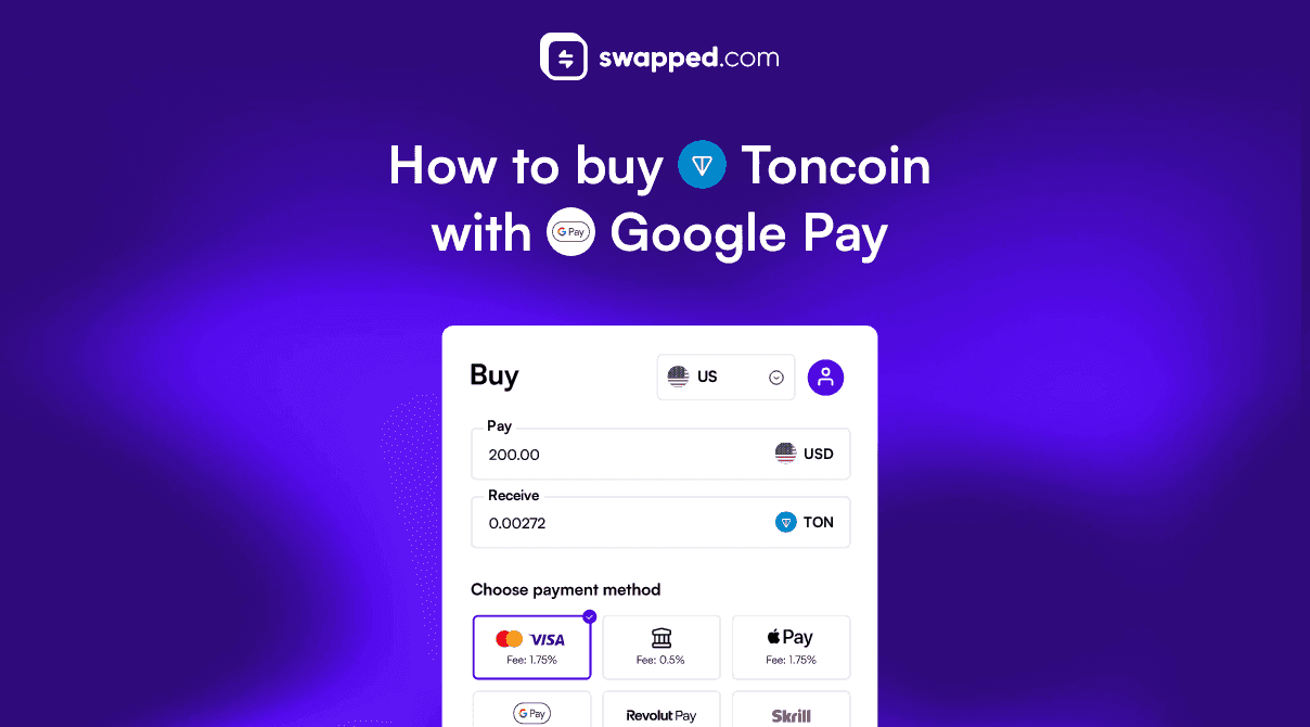 How to buy Toncoin (TON) with Google Pay