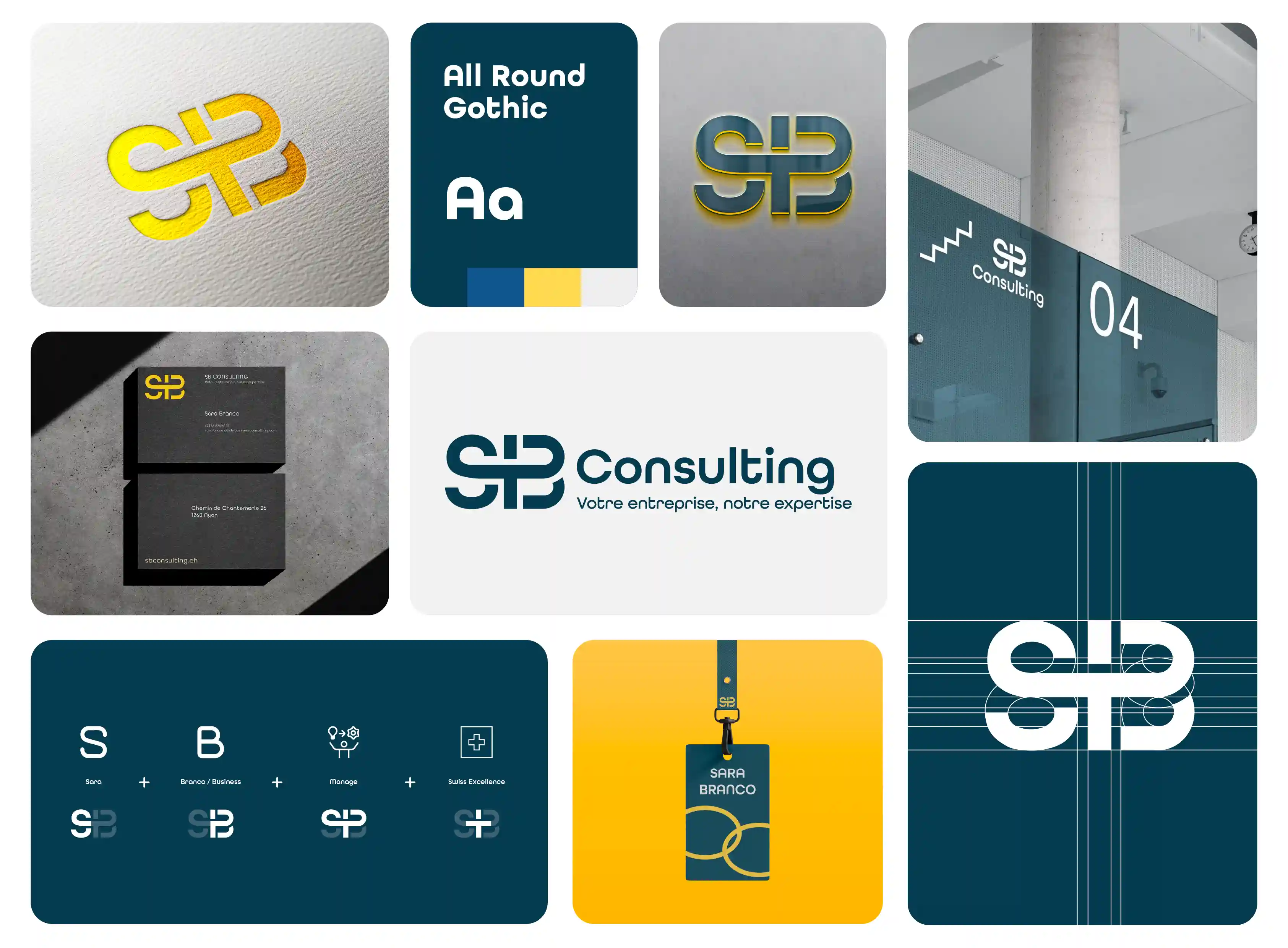 Identité visuelle de SB Consulting