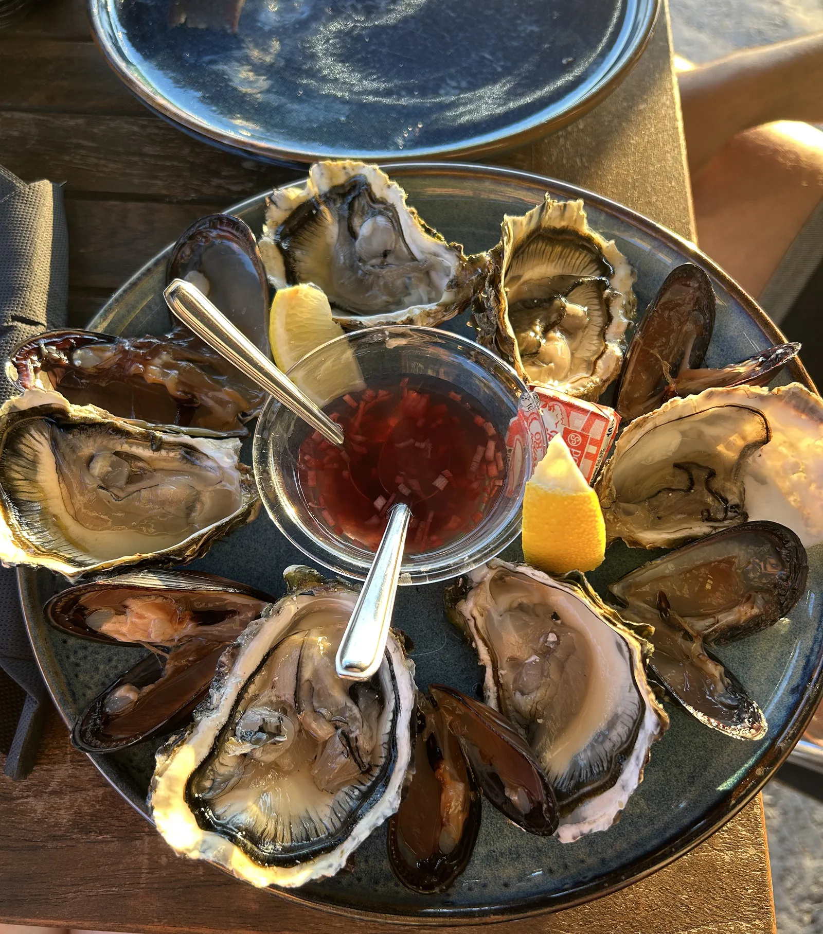 €12 oysters. Best ROI on the menu.