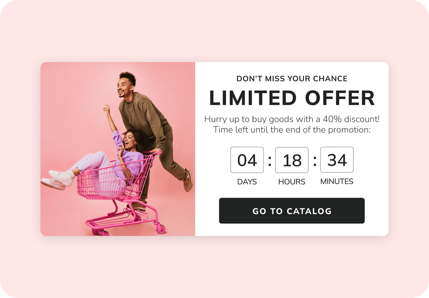 Create popups on websites to boost your sales