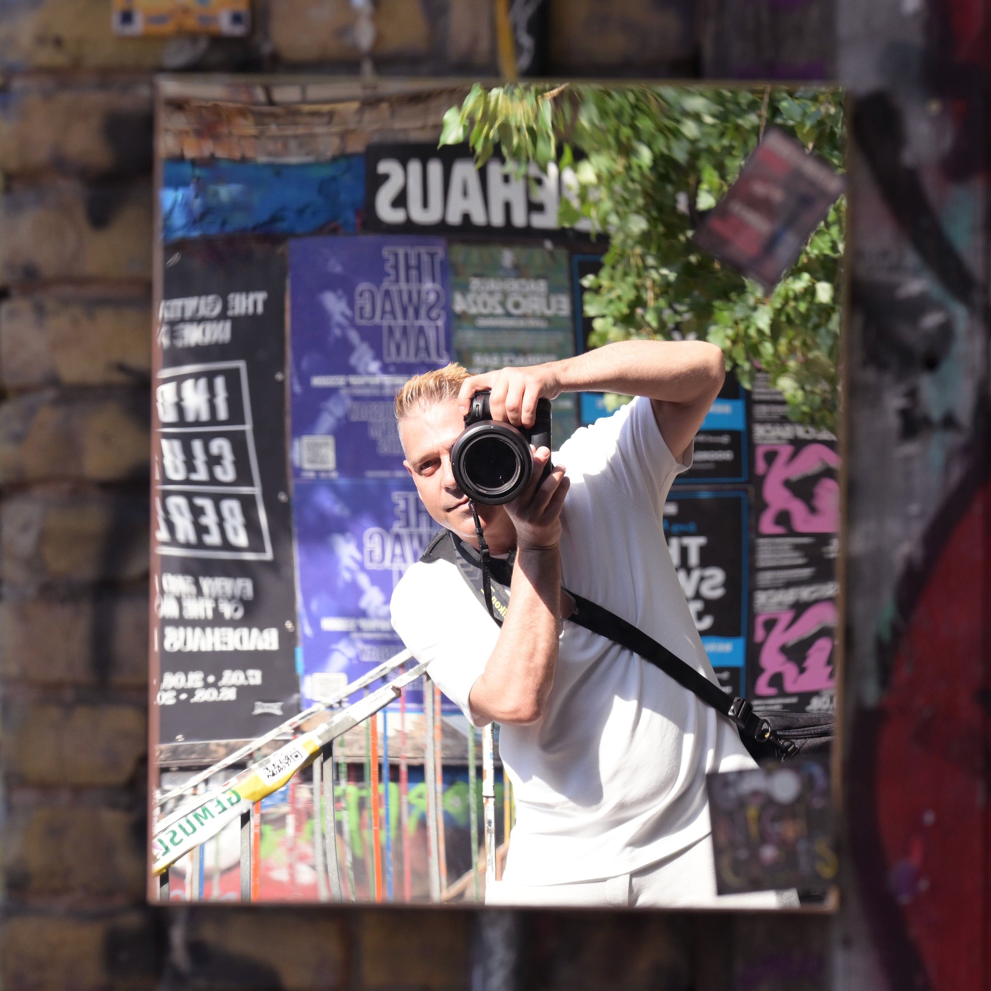 A young man riding a bicycle