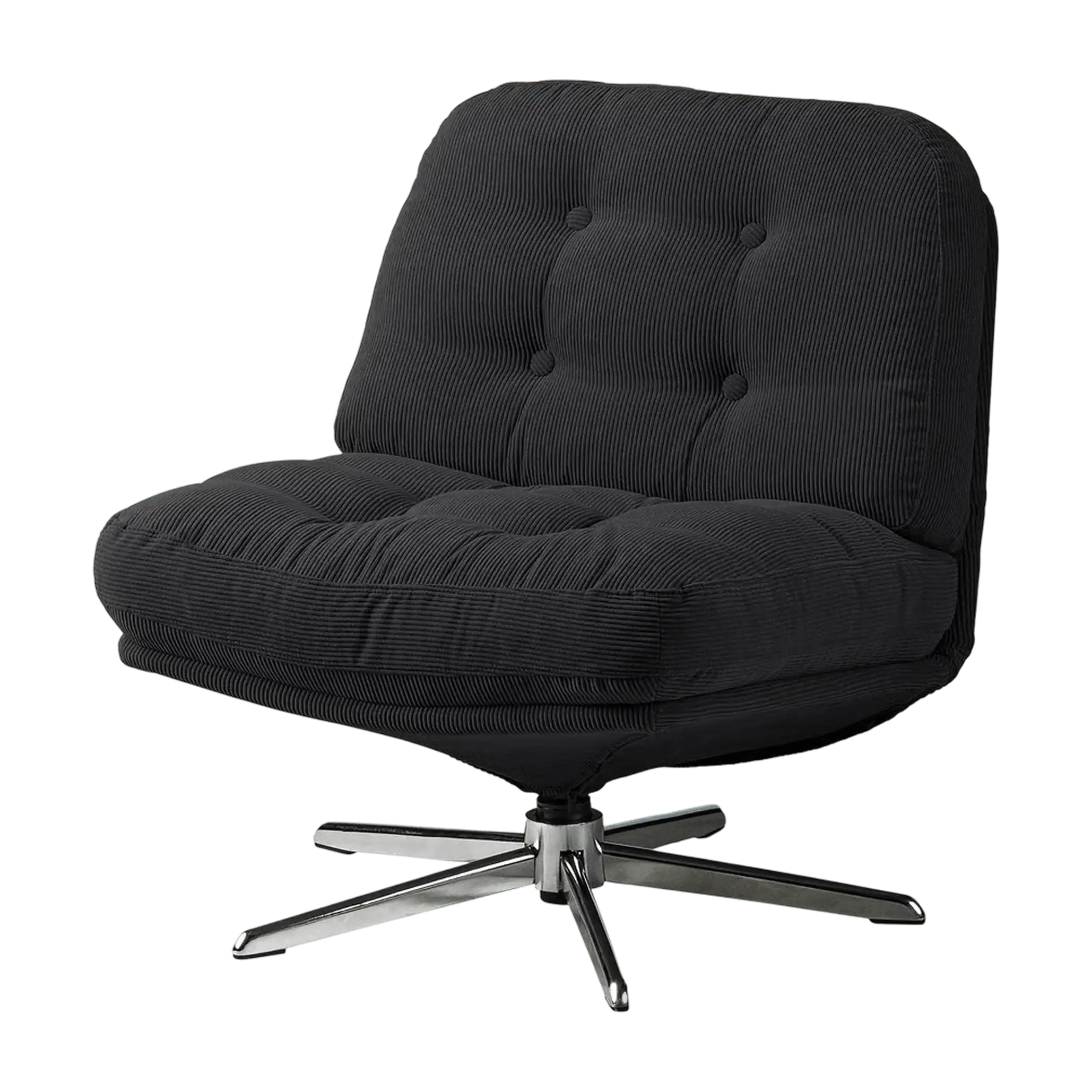 DYVLINGE Swivel chair (Kelinge black)