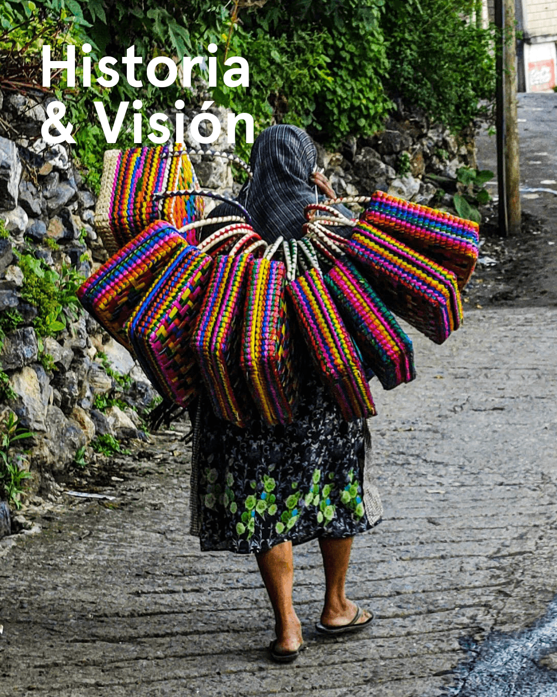 Lady from Tlamacazapa community with woven bags