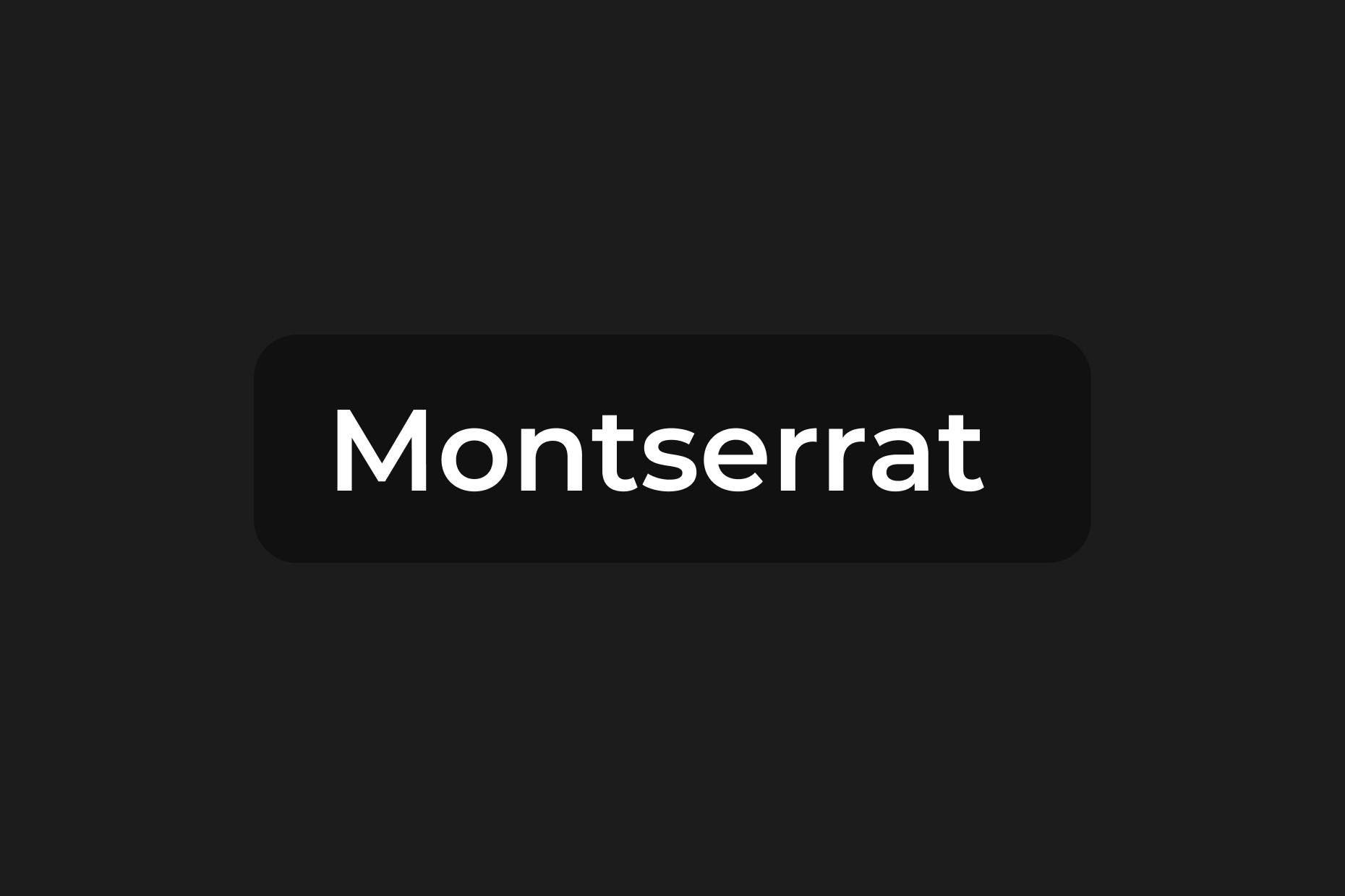 montserrat framer font