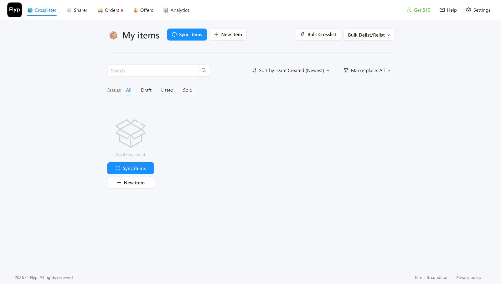 Flyp Dashboard