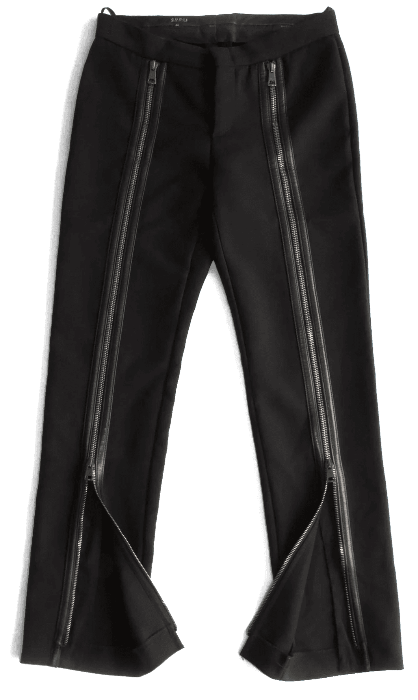 Black Zip Trousers