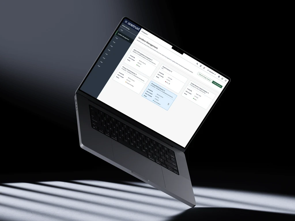 Sandbox Management Laptop Mockup