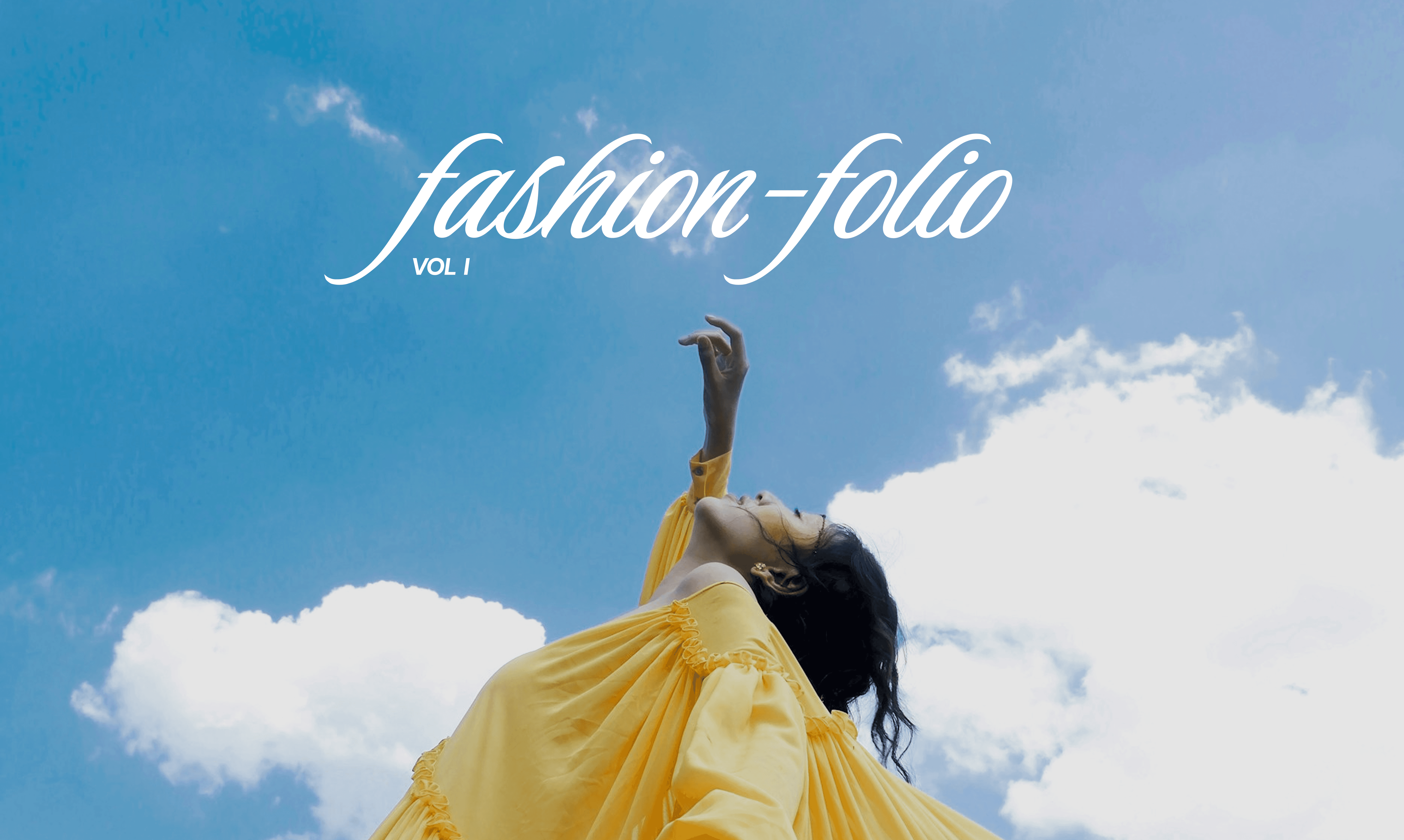 Woman wears a blue coat in a blue environment.