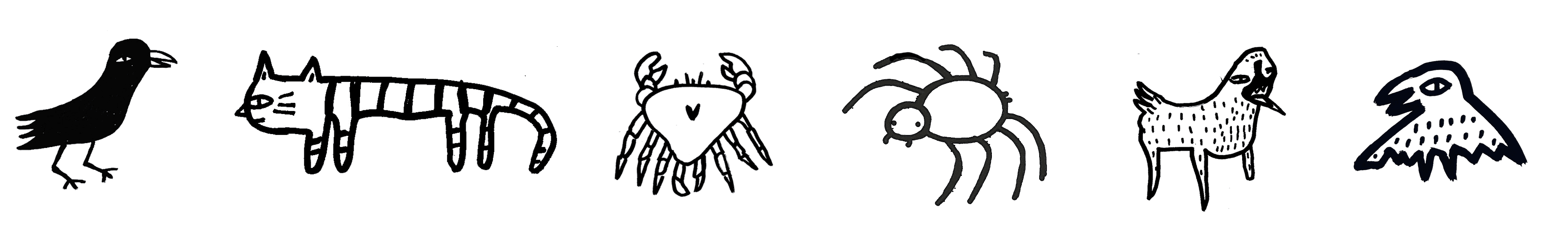 Banner of creatures from Creative Adventures episode artwork