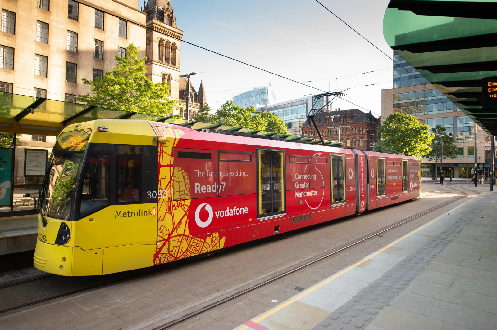 Vodafone x Transport for Greater Manchester Brand Sponsorship