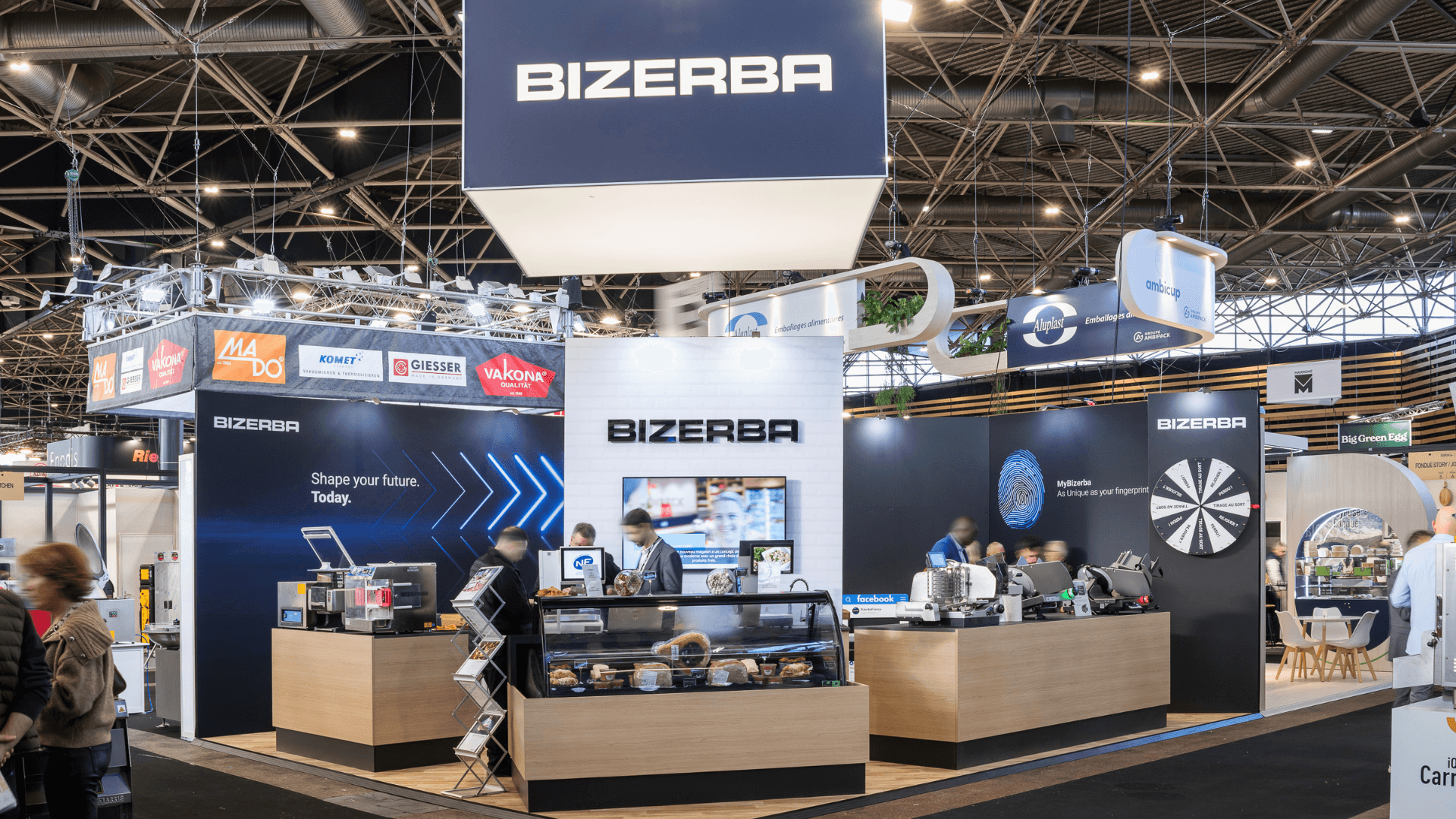 Stand Bizerba au Sirha par Expace