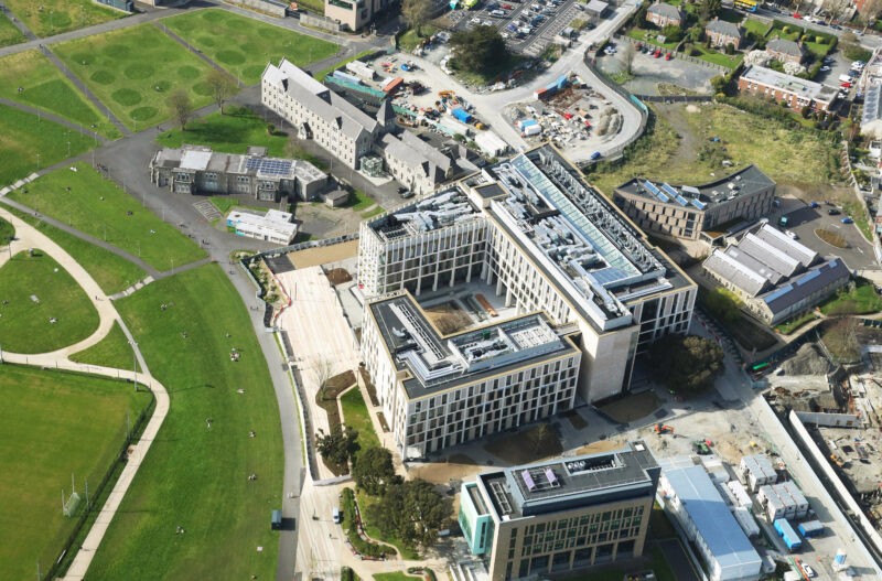 white university during daytime