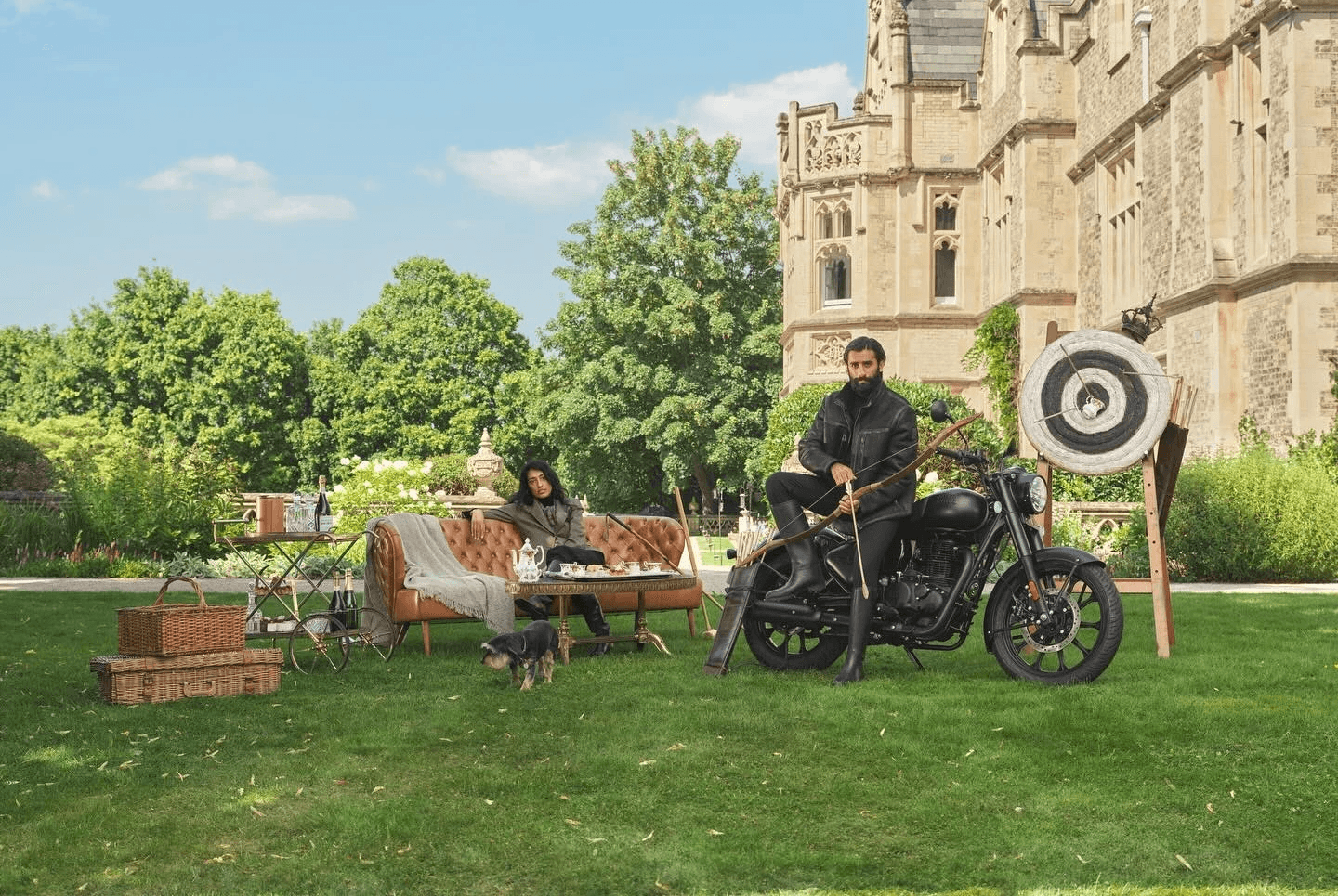 Campaign concept and creative, featuring Padmanabh Singh, Maharaja of Jaipur, shot at an English heritage estate