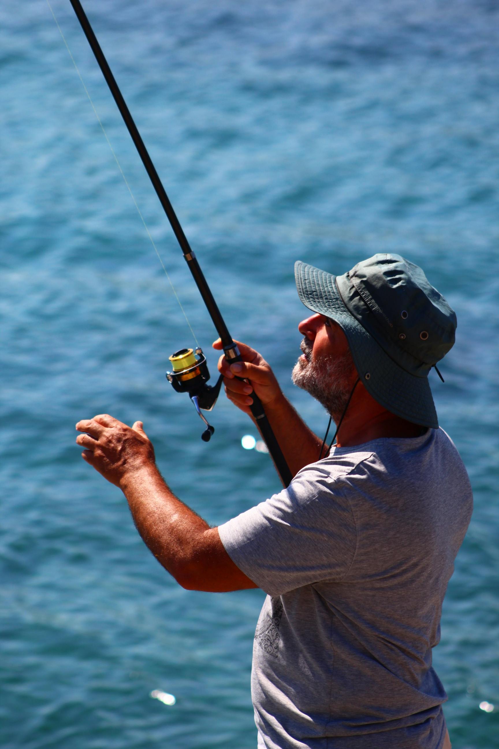 Man fishing