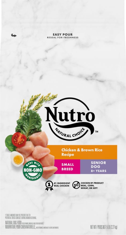Nutro Natural Choice Small Breed Senior Dry Dog Food - Chicken, Brown Rice & Sweet Potato