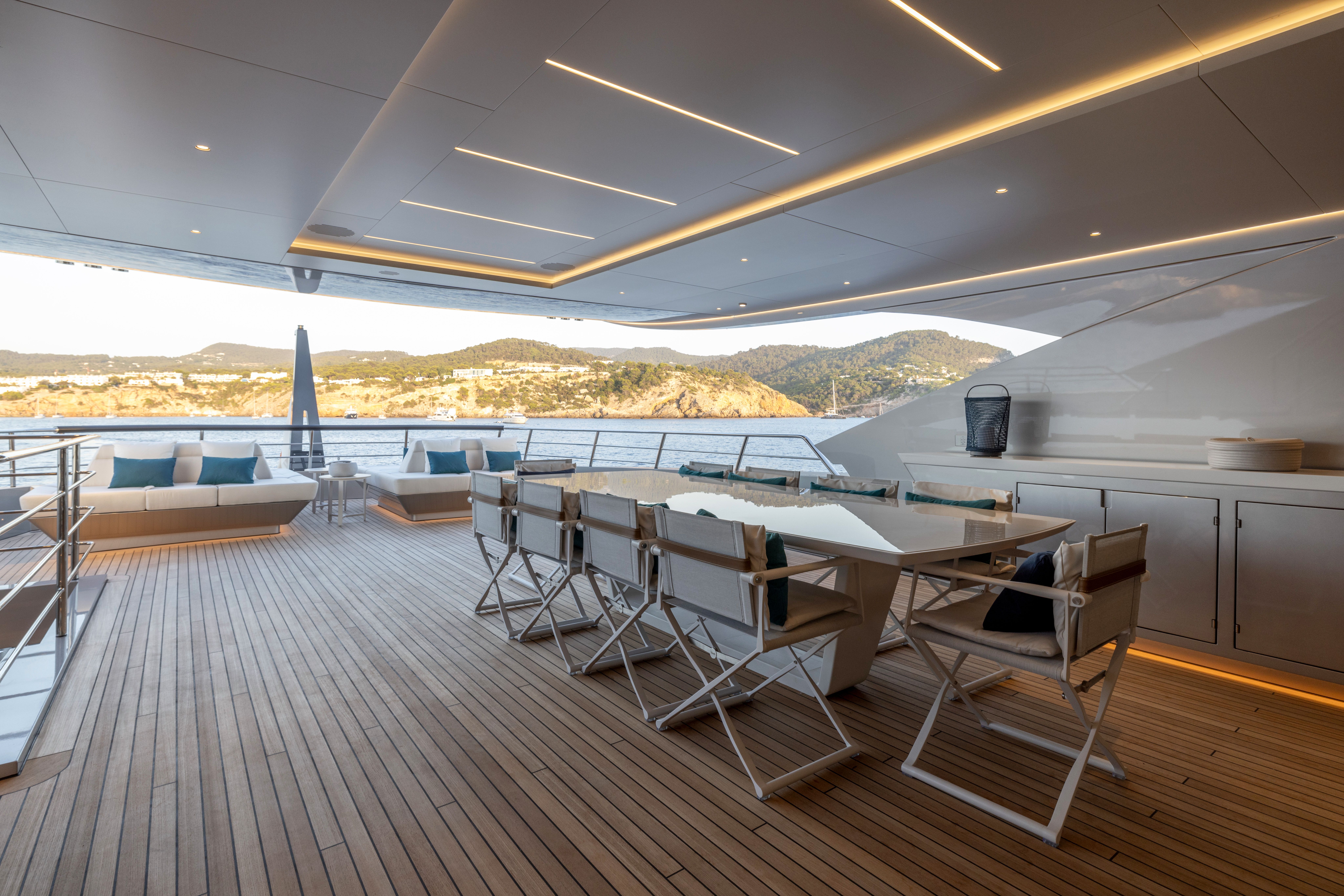 photo of the exterior of a luxury yatch