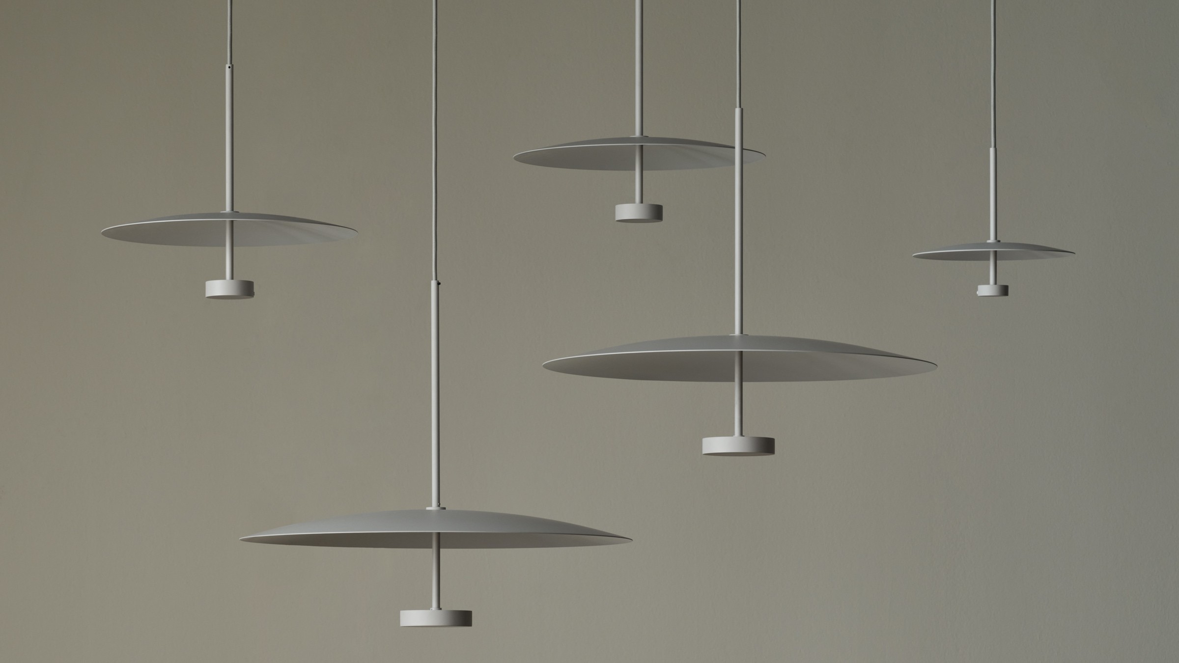 Reflection pendant lamps in different sizes designed by Asger Risborg Jakobsen for Bolia