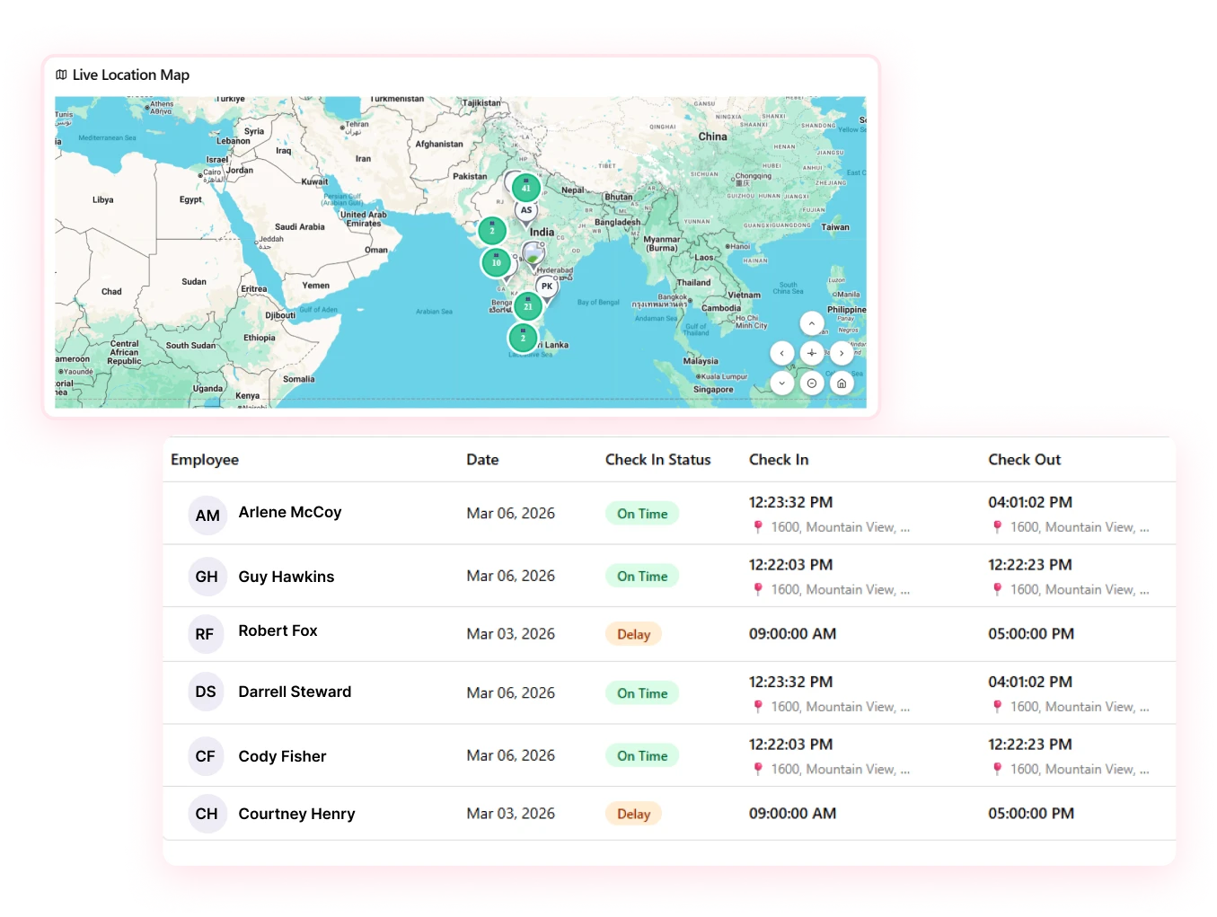 Go Employee Geo Fencing
