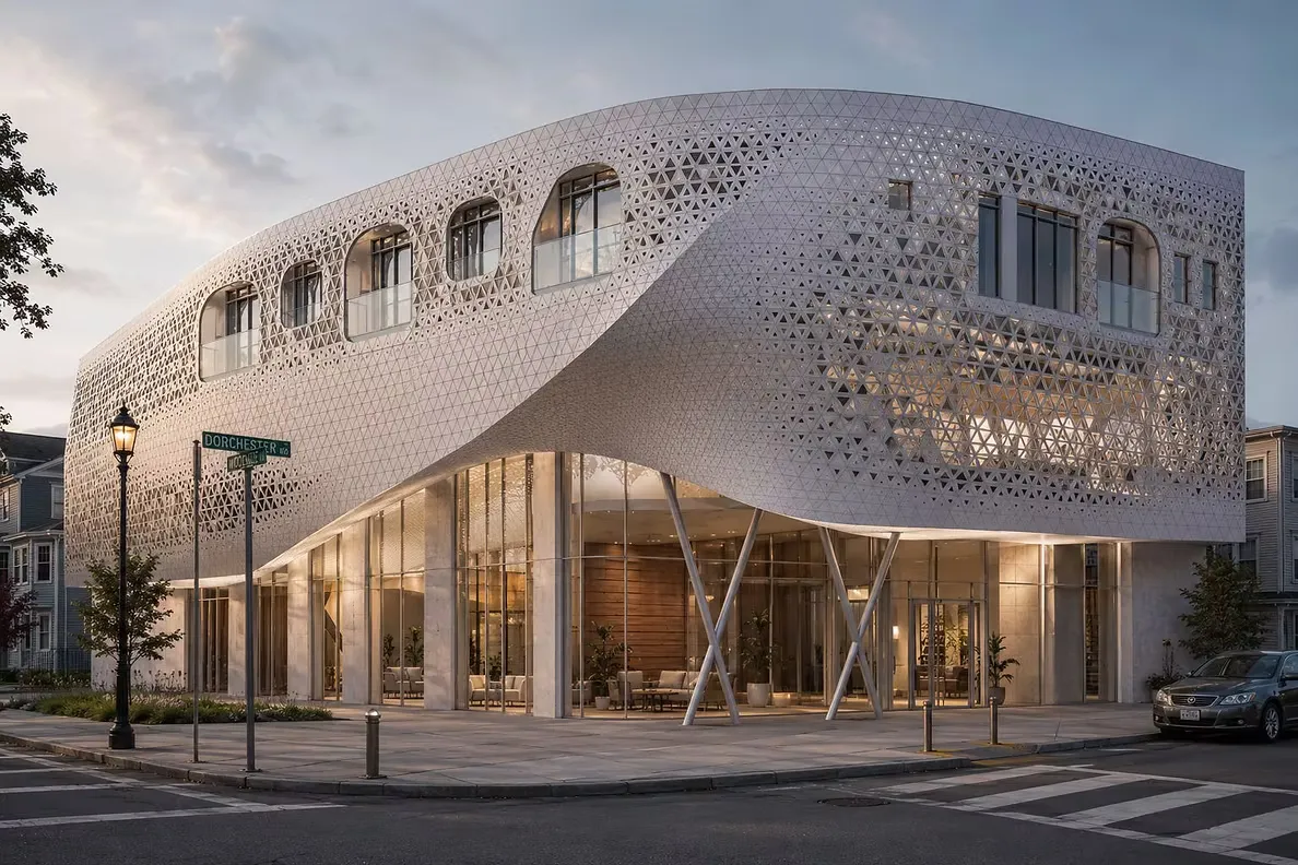 Flow Design Architects proposes the Dorchester Treehouse, a mixed-use community hub for BBIRTH in Boston's Dorchester neighborhood.
