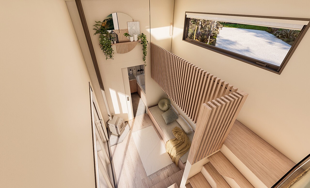 Petite Maison family-friendly interior layout
