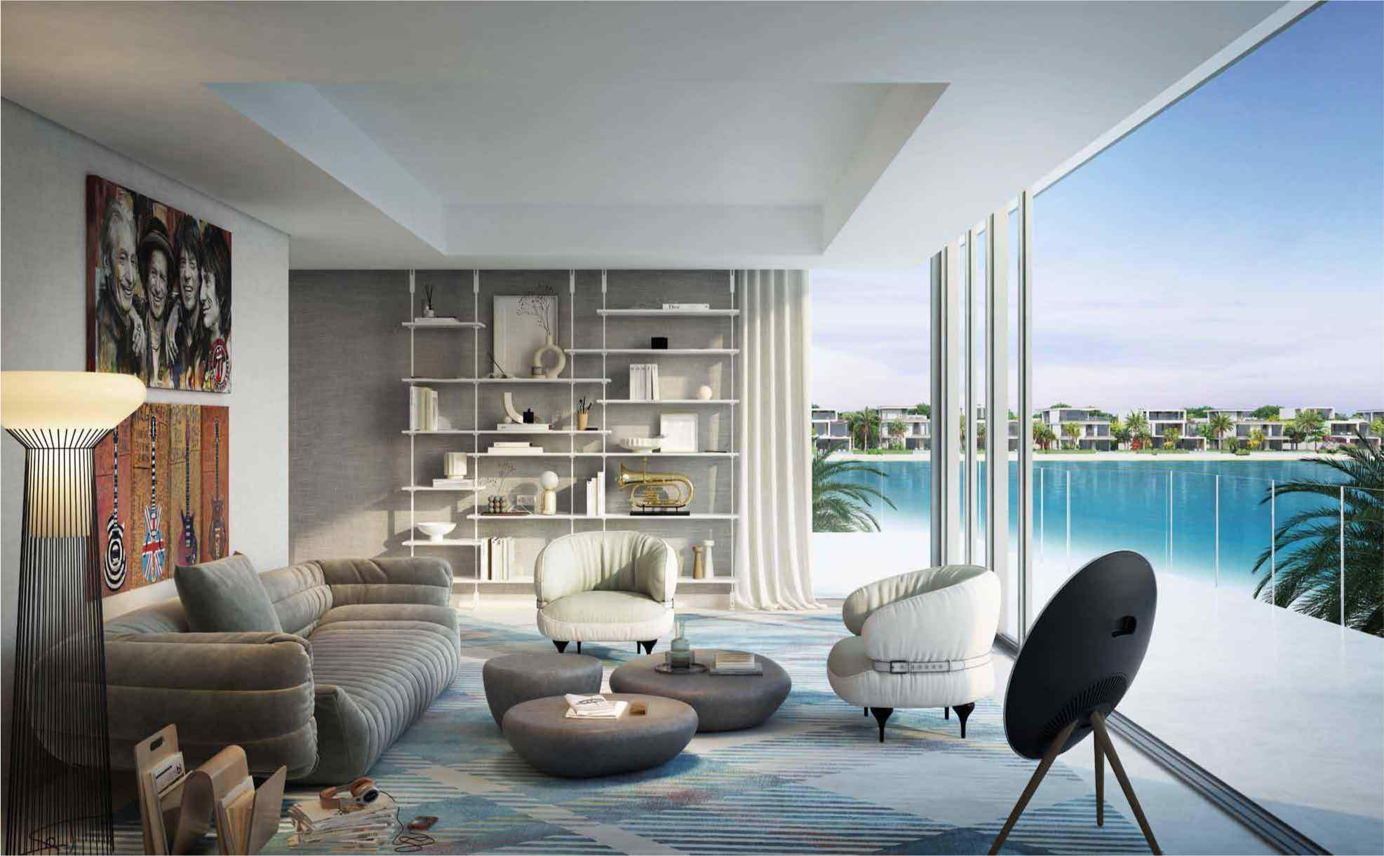 The Beach Collection Villas living room 3