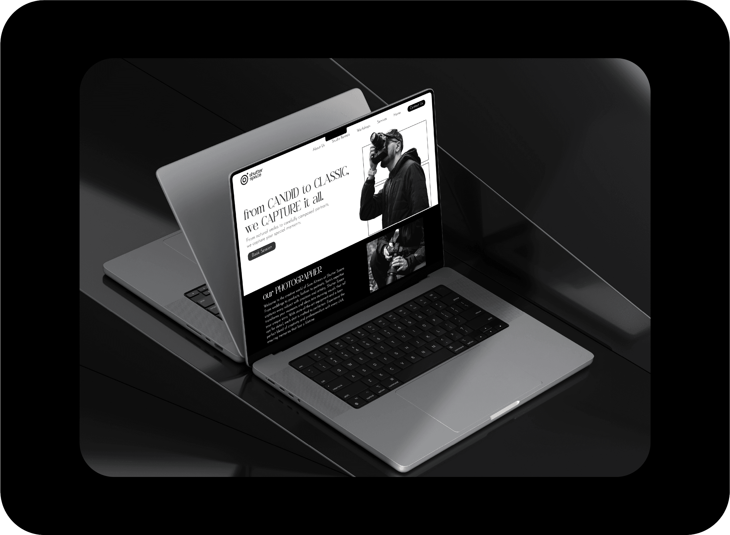 Shutter Space Website Homepage