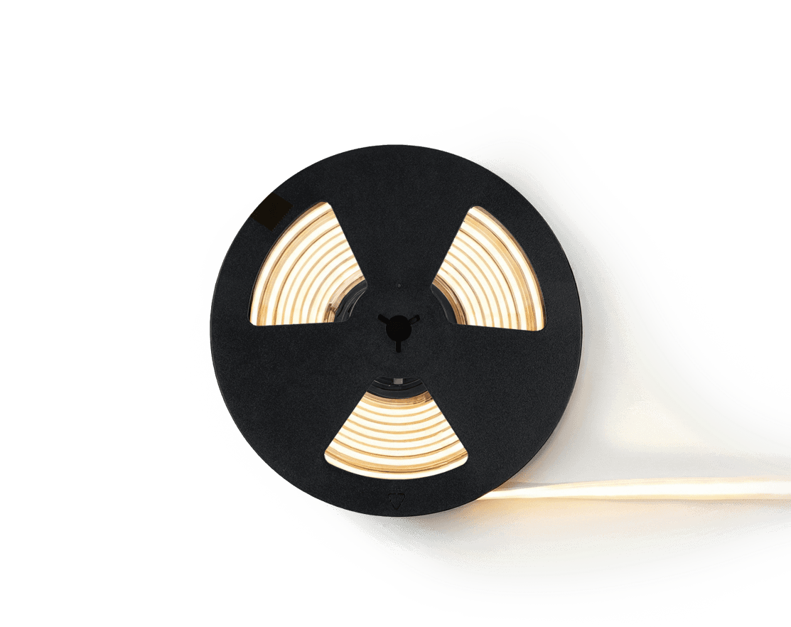 a part of the black headphone