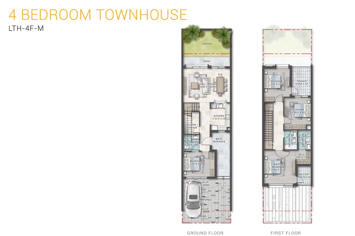 Marbella 4-Bedroom Floor Plan