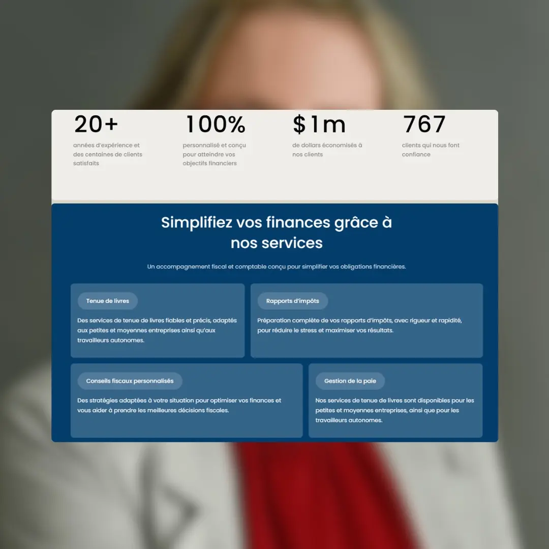 Réalisation web MD Impôts – site responsive et optimisé SEO pour faciliter la gestion des services fiscaux en ligne