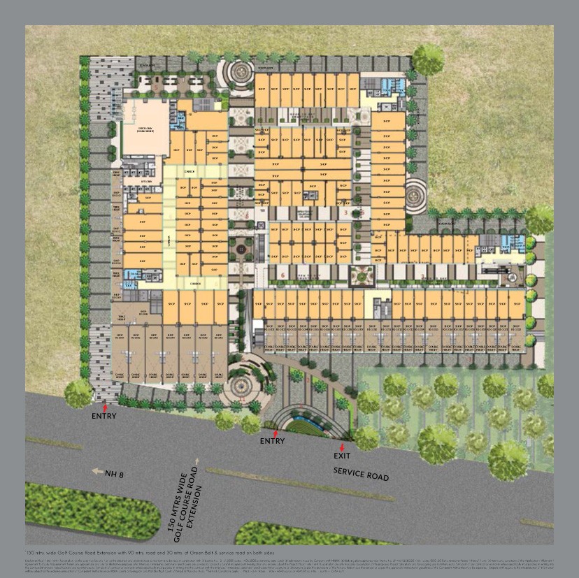 M3M Corner Walk Site Plan