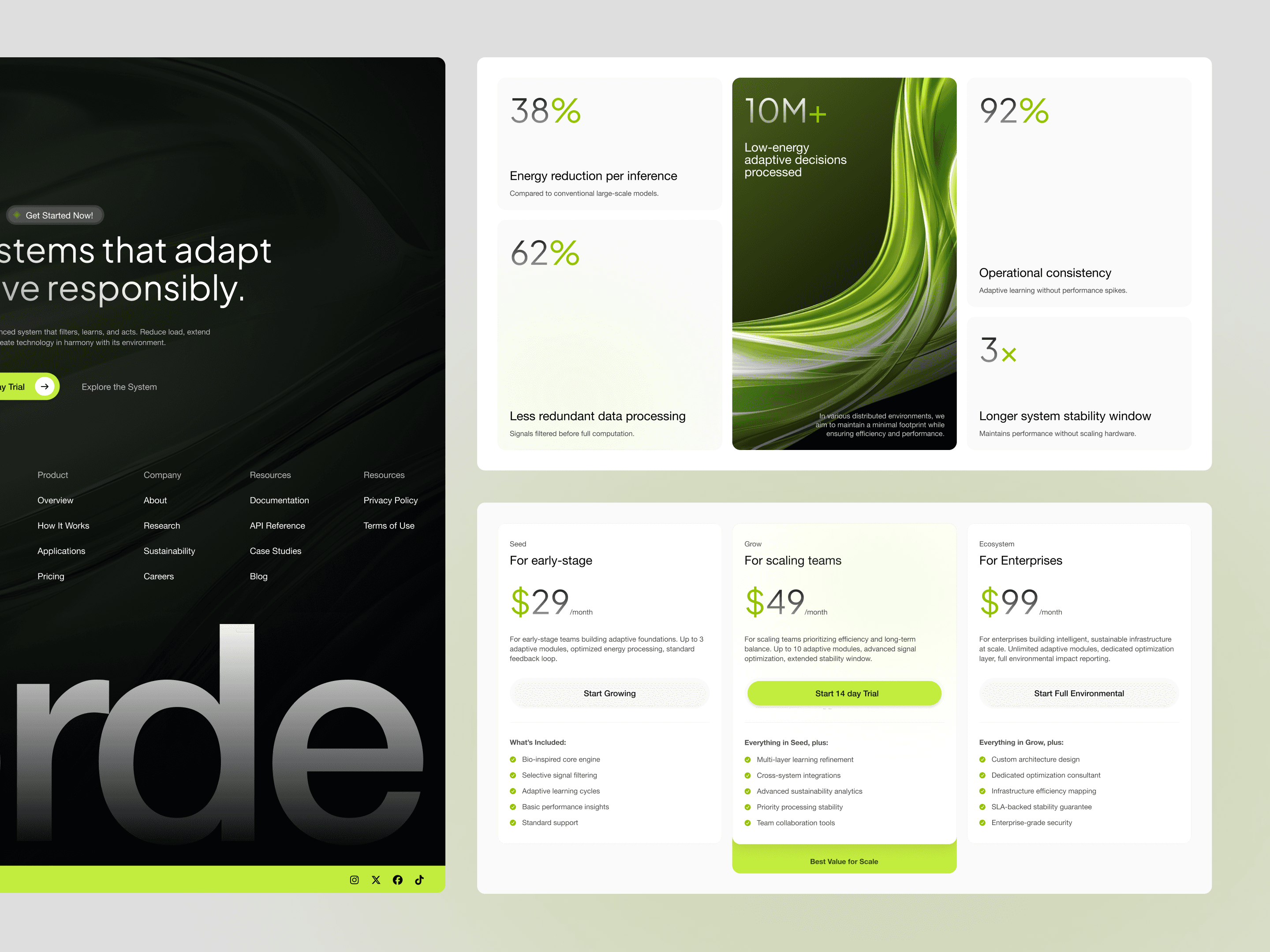 AI 平台网站设计