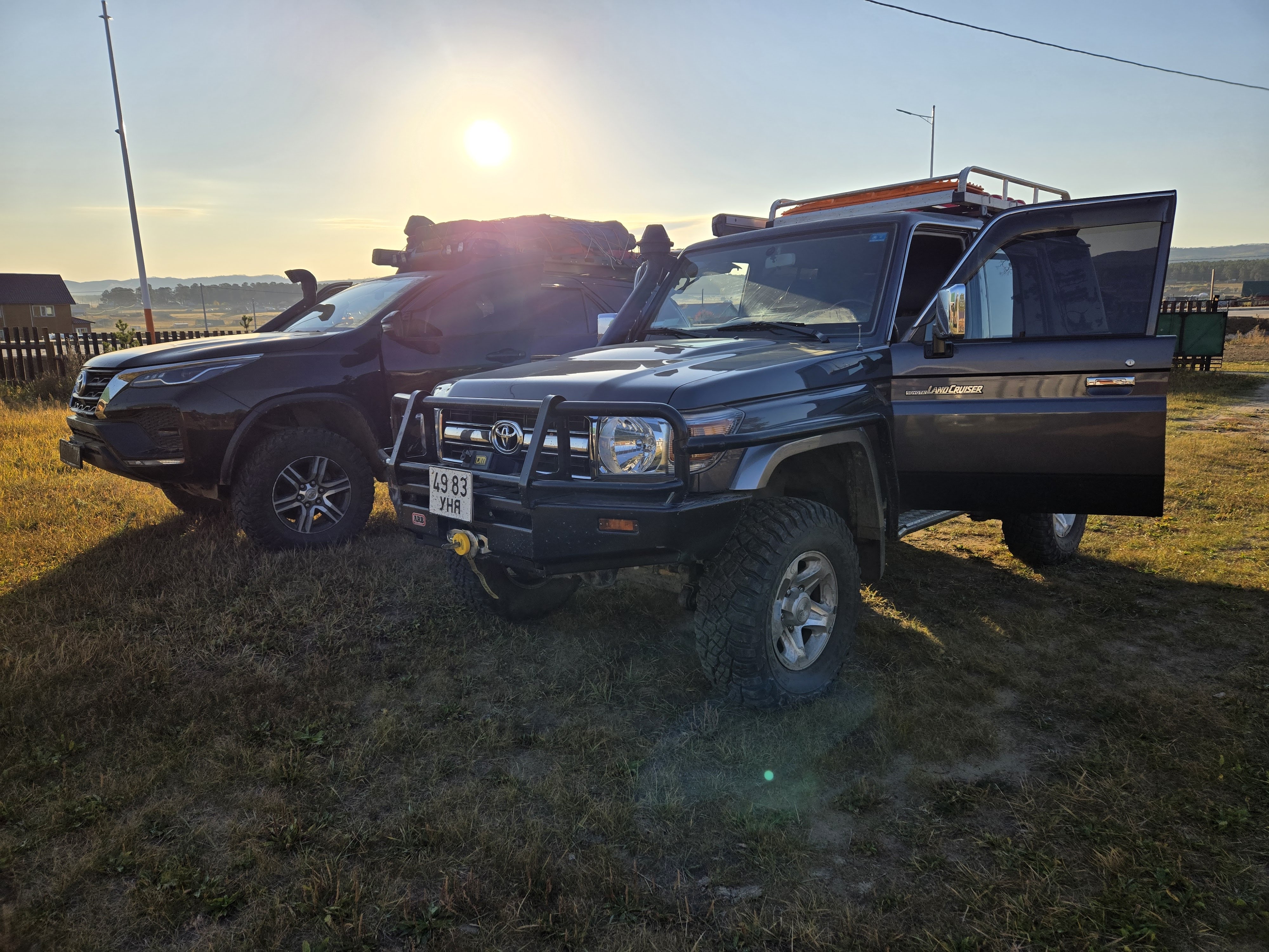 Off-road cars in Mongolia