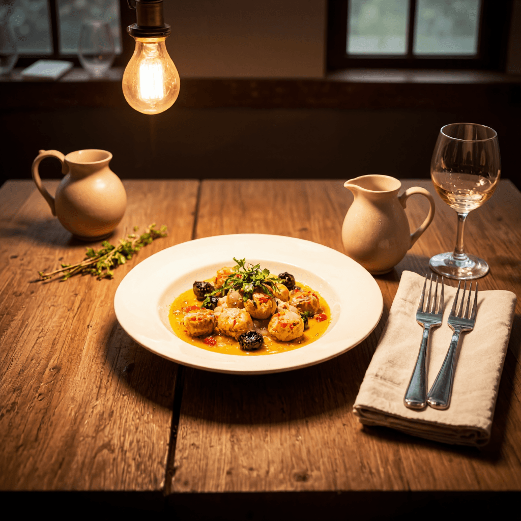 product photography of Gourmet Dish