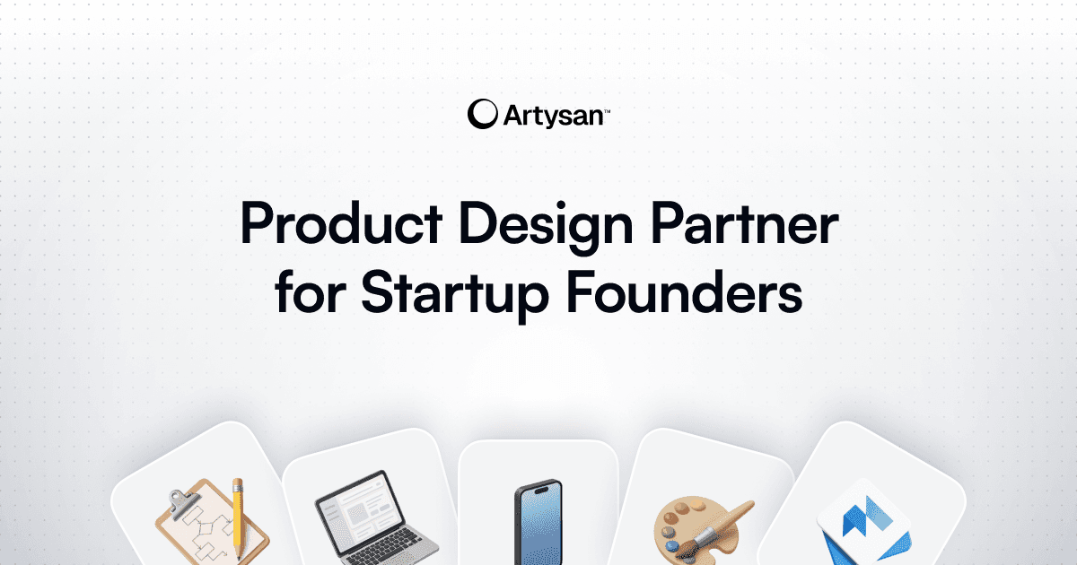 Artysan website homepage built with Framer