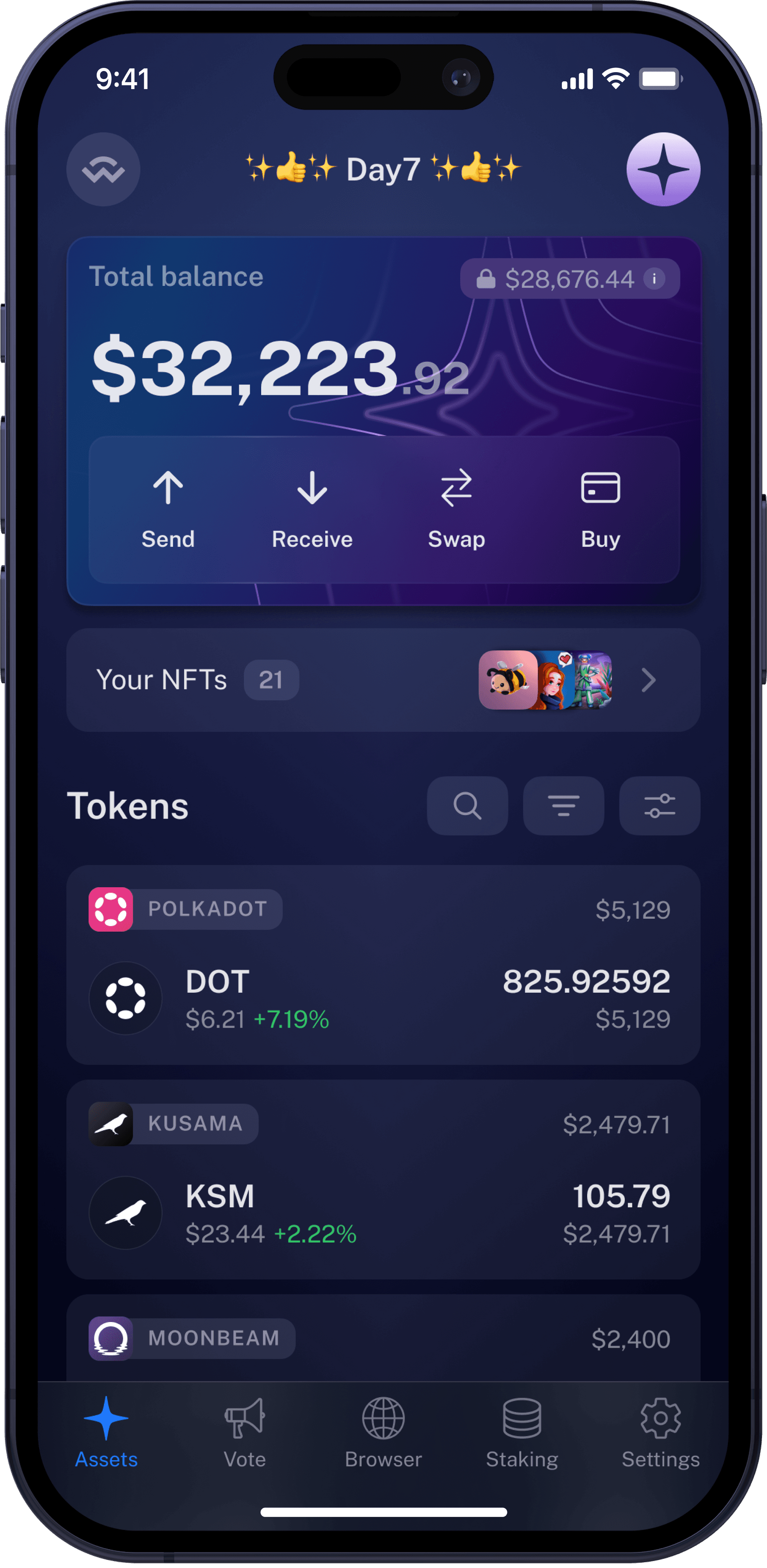 Polkadot DOT Wallet Crypto