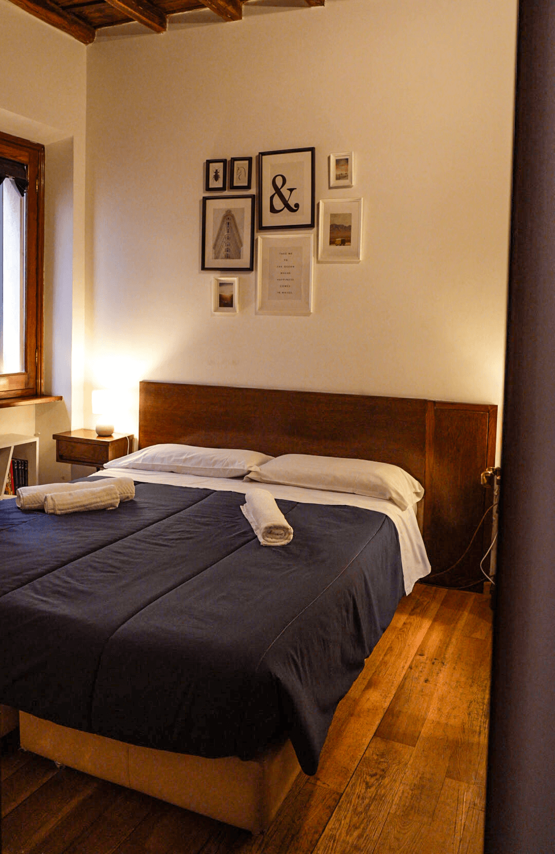 Modern kitchen island with bar chairs