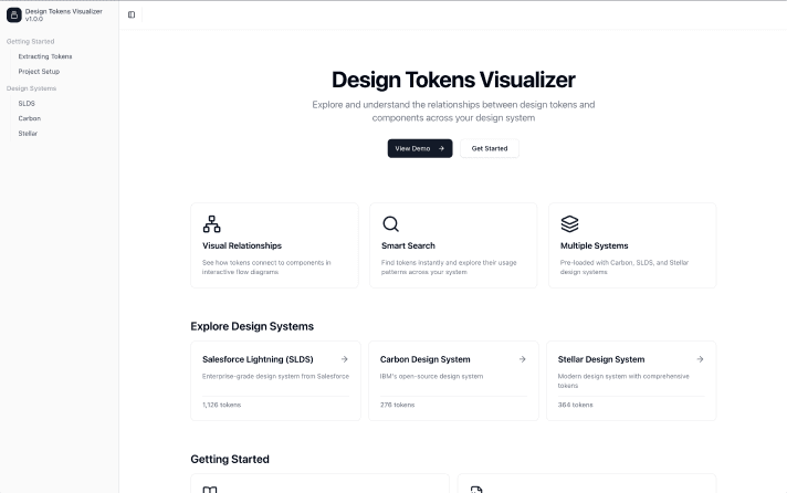 Design Tokens Visualizer