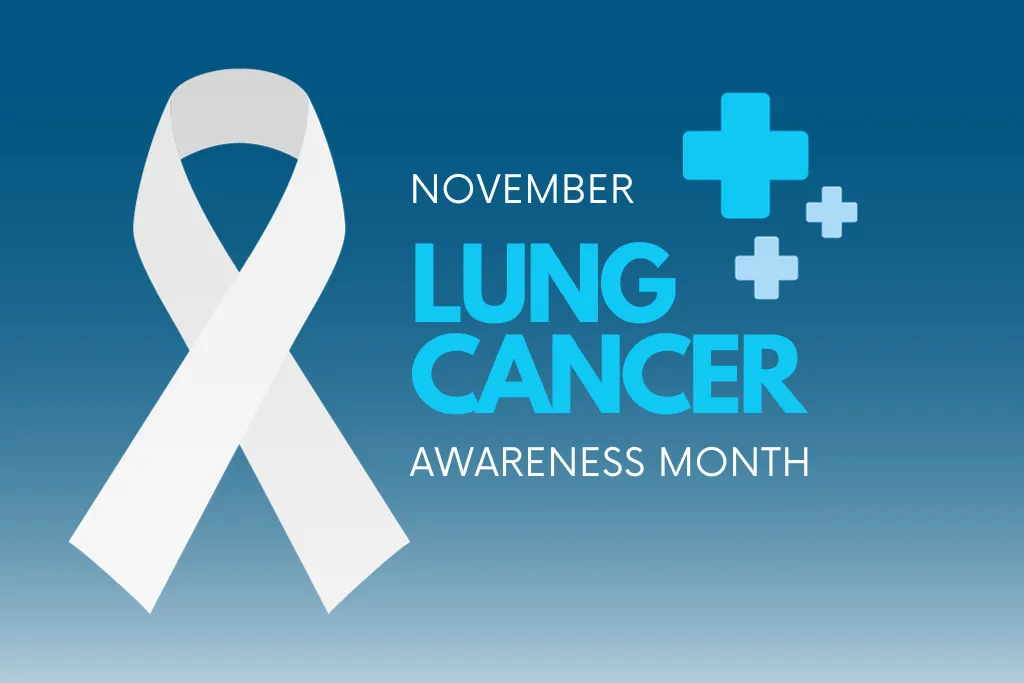 Lung Cancer Awareness Month logo