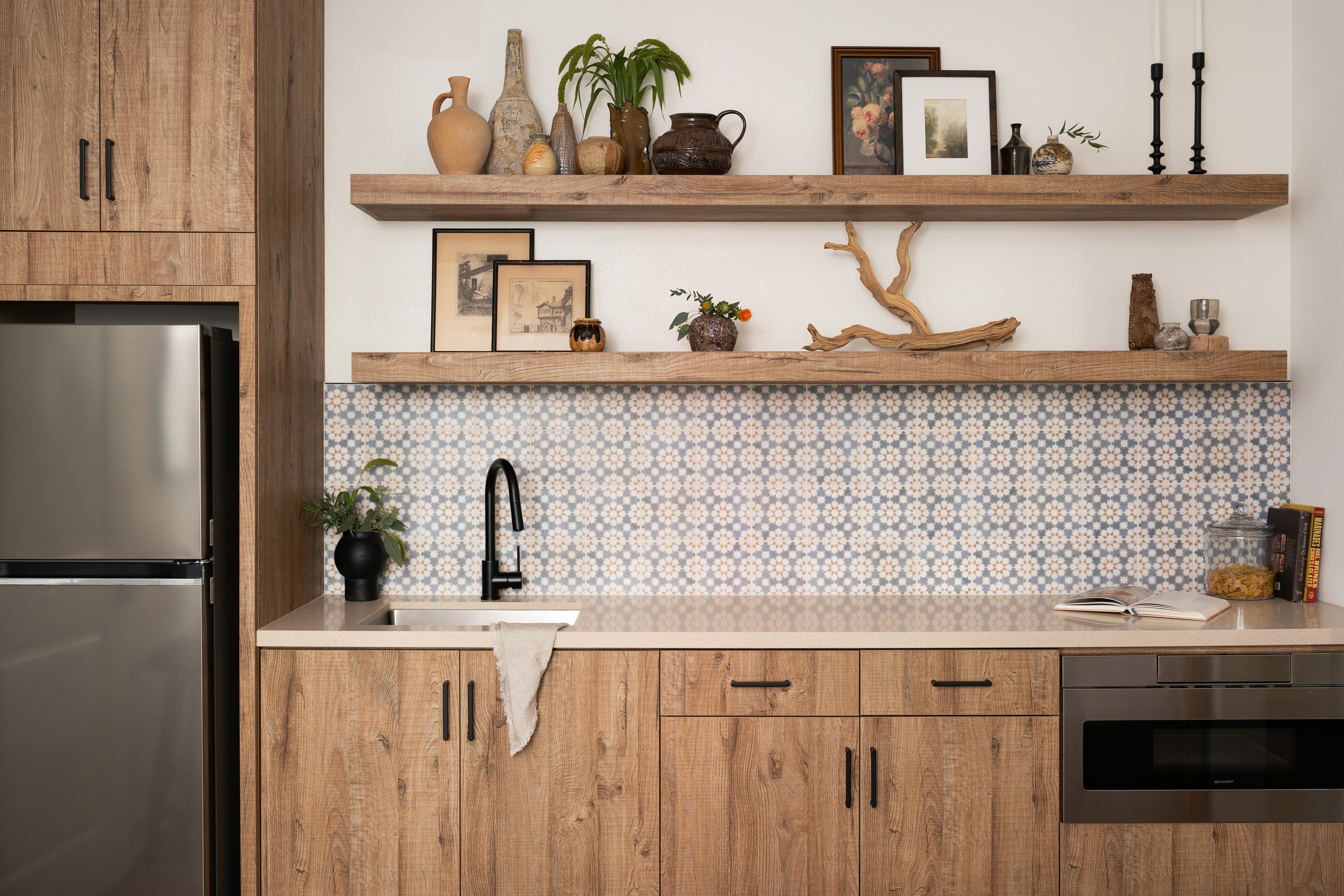 In Law/Guest Room kitchenette area with decorations
