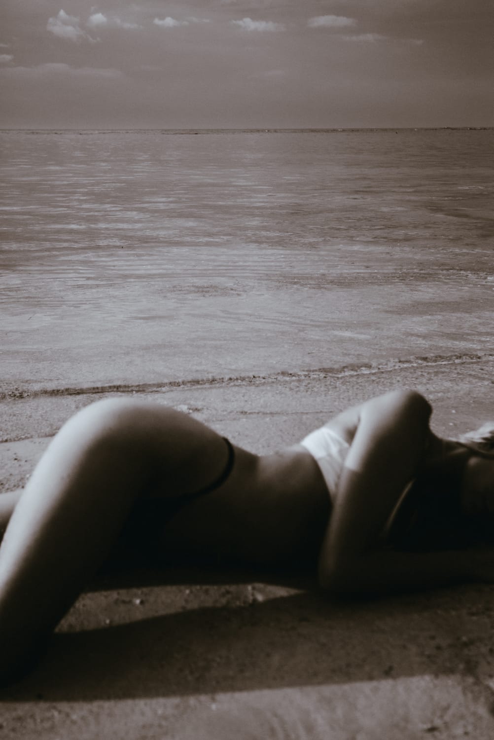 Sophia Hart portrait in beach