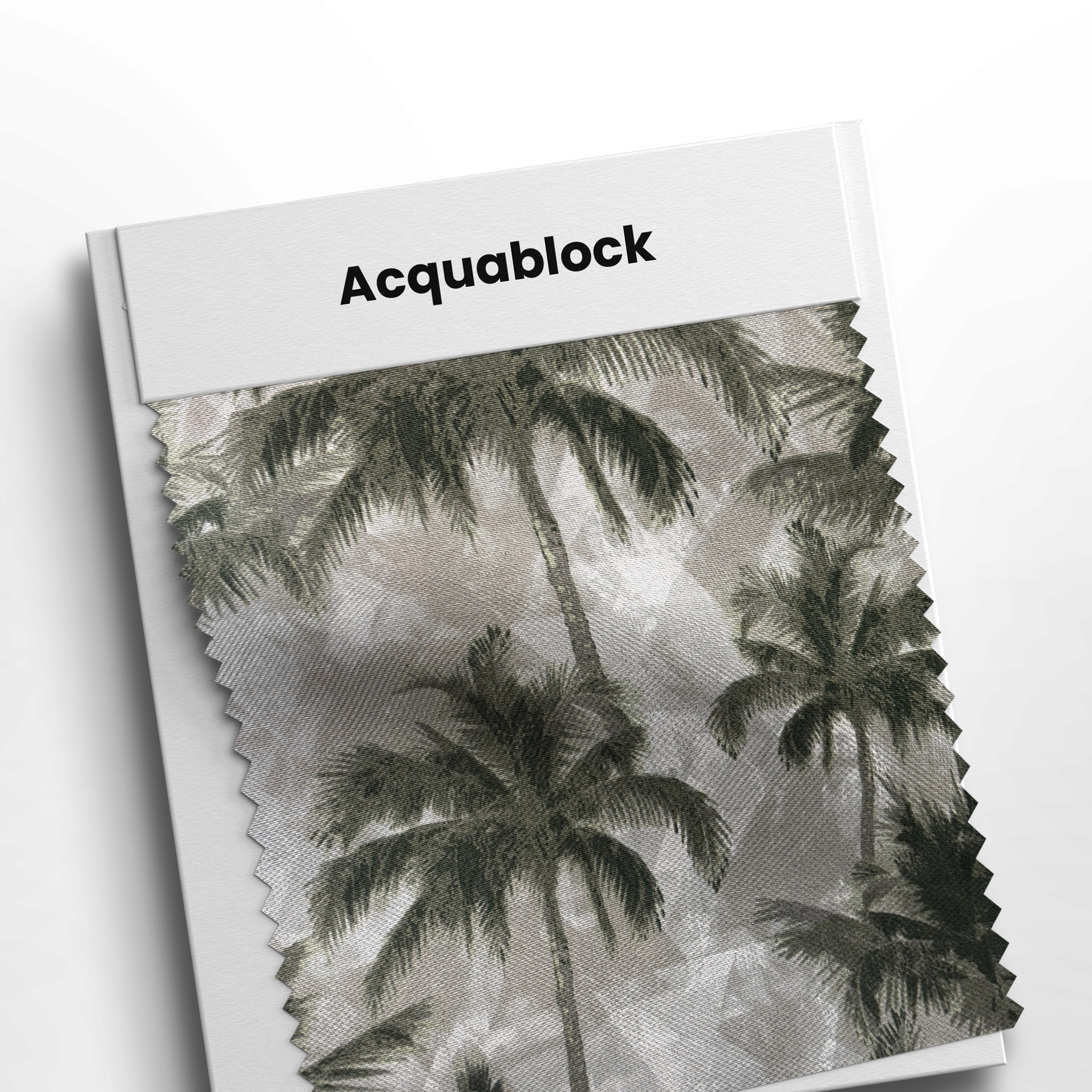 mostruario com tecido acquablock trancoso