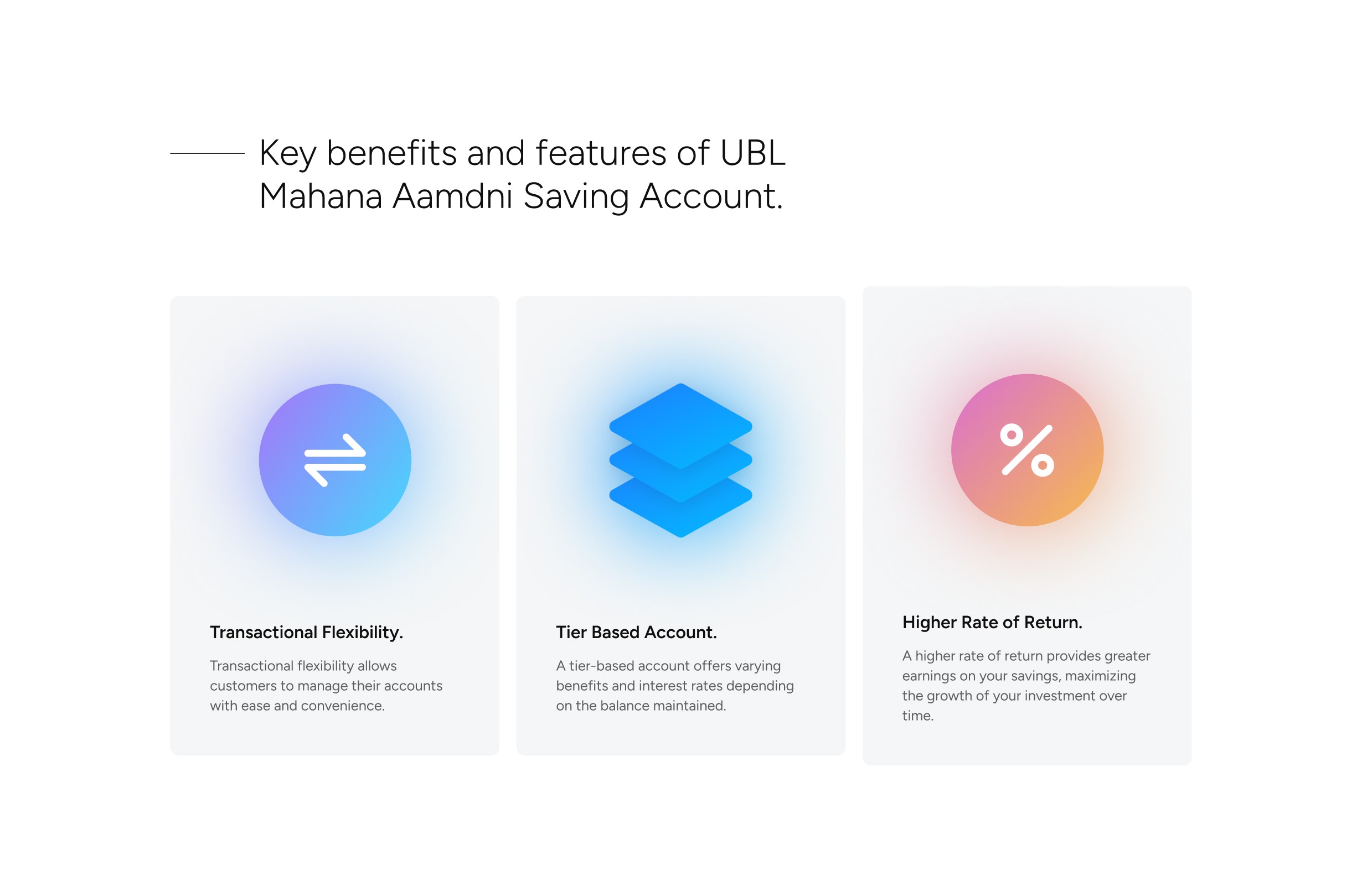 UBL Website Page Section