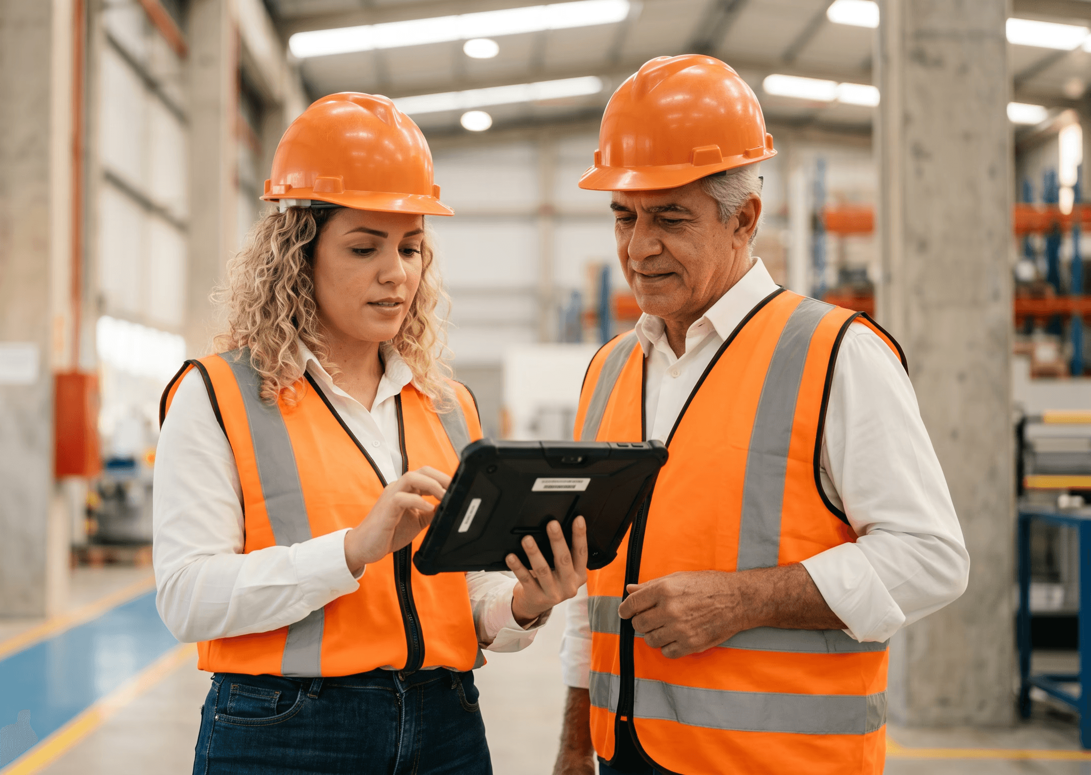 produtor rural em uma lavoura, mexendo em um tablet