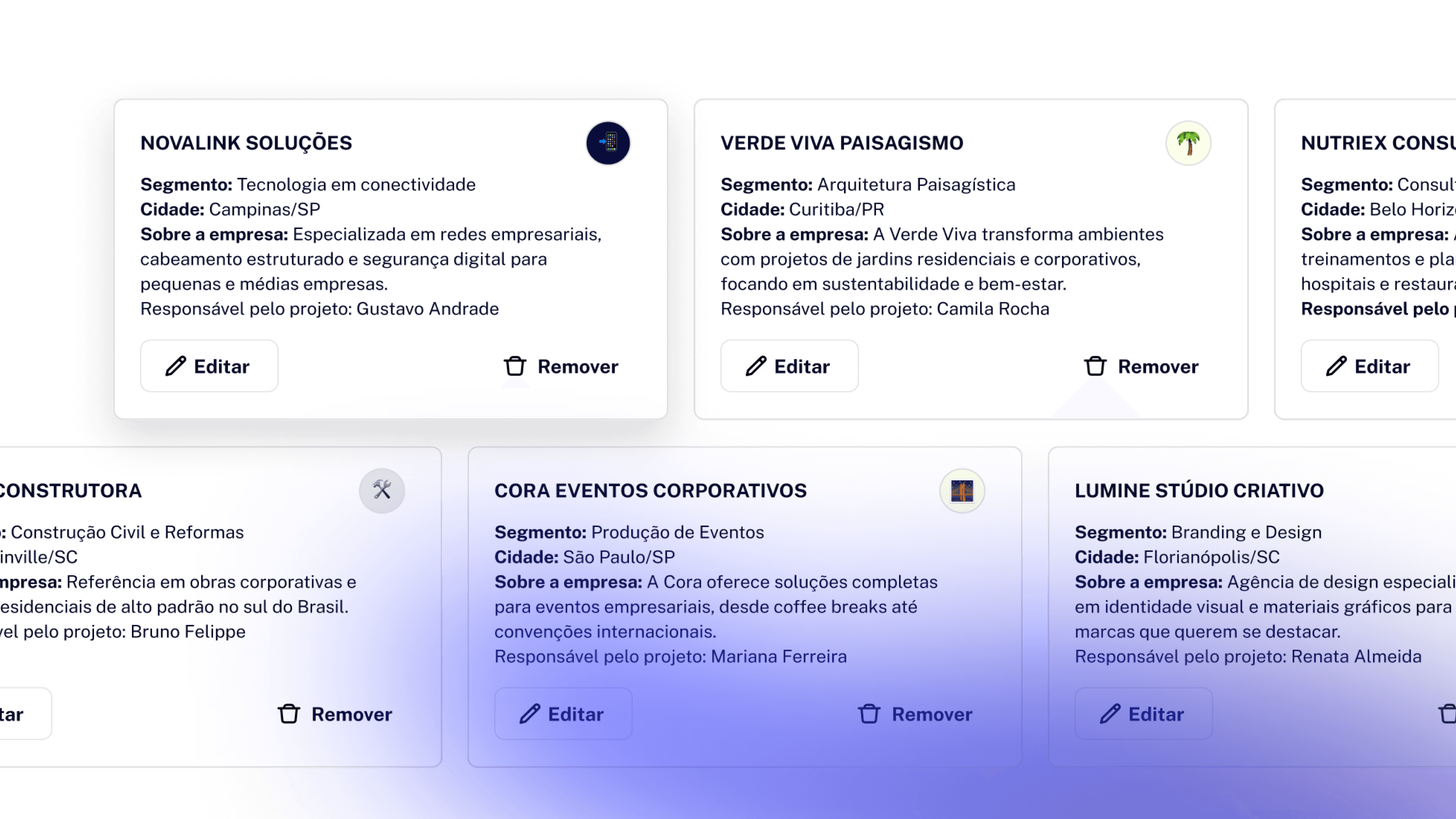 TELA CLIENTES BLUE VISIONN