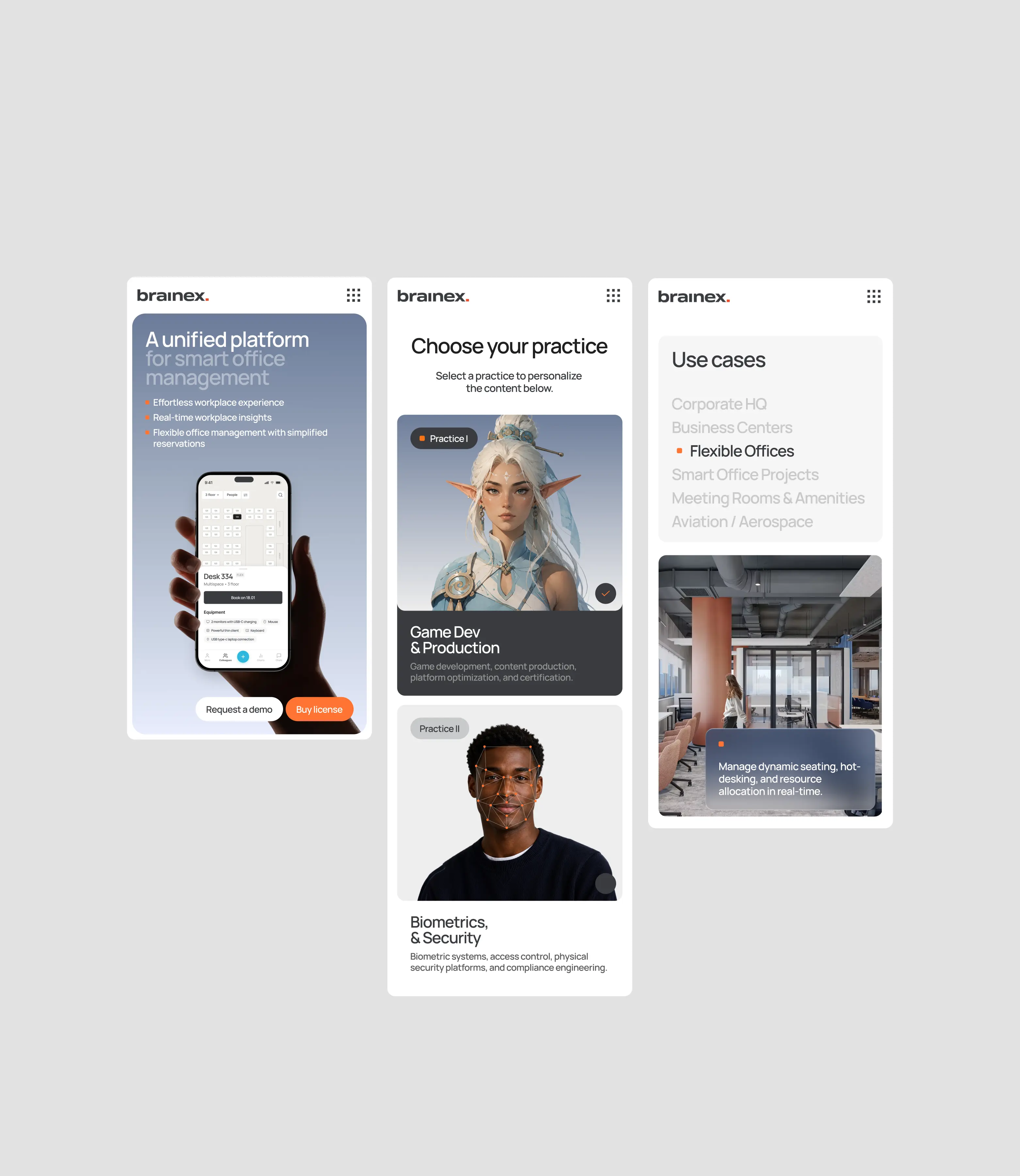 Olive phone mockup