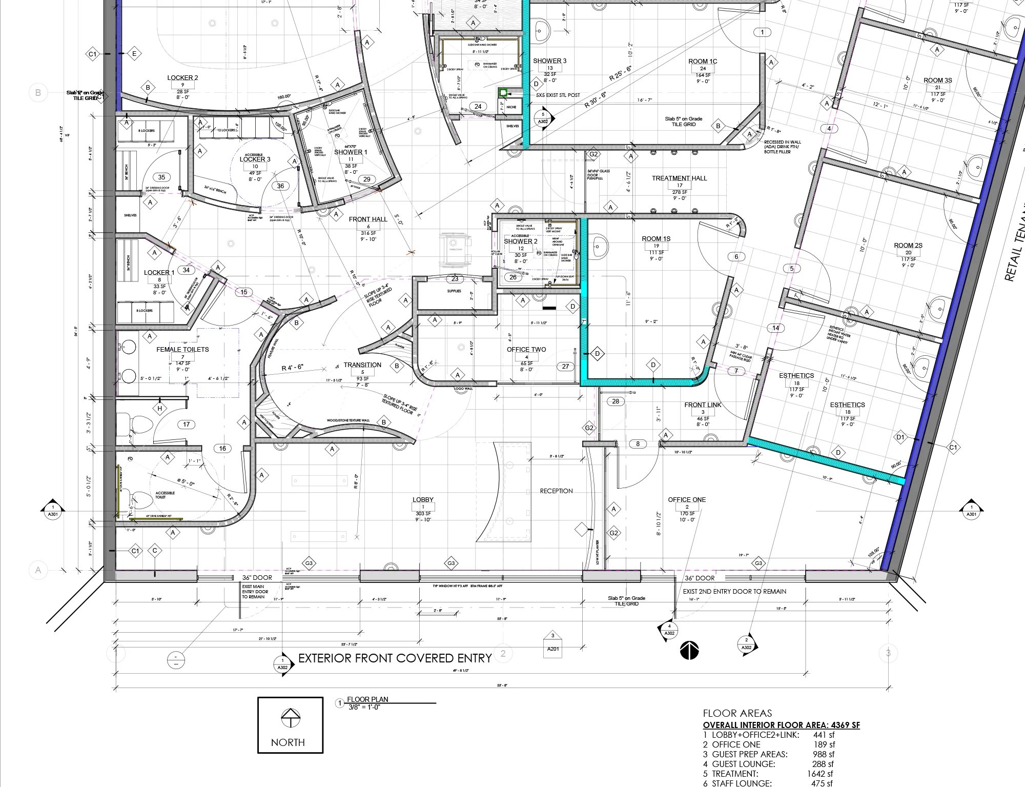 Floor plan by SpaceLineDesign (SLD Architects), specializing in luxury residential and commercial architecture.