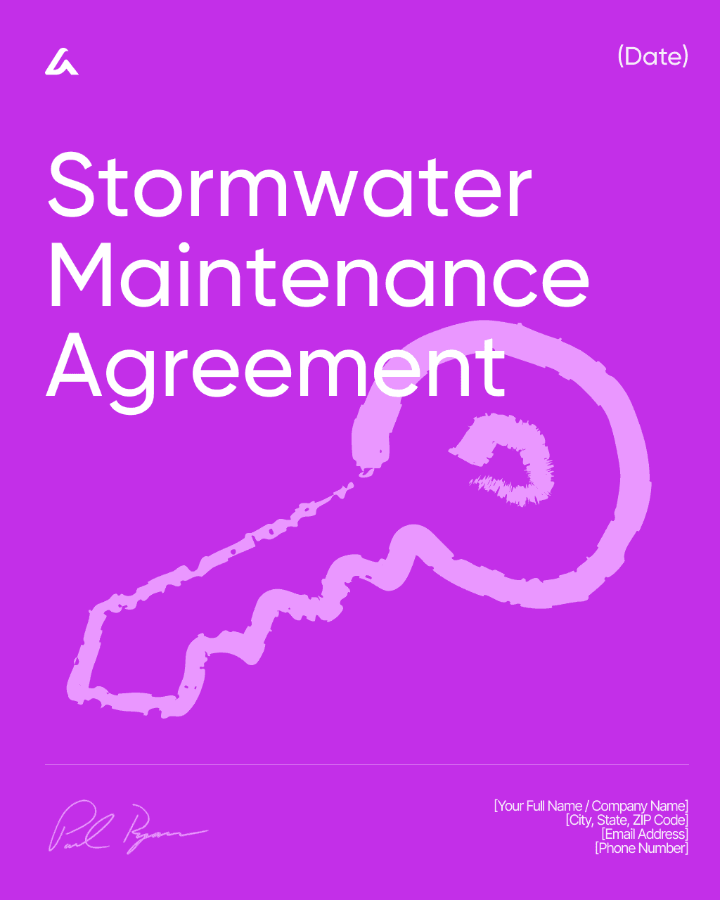 Stormwater Maintenance Agreement