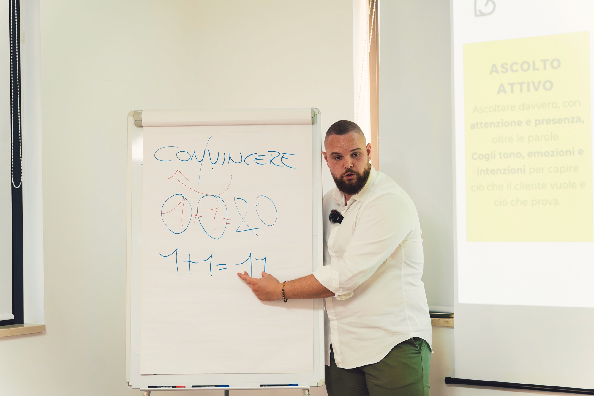 Man workin on his budget