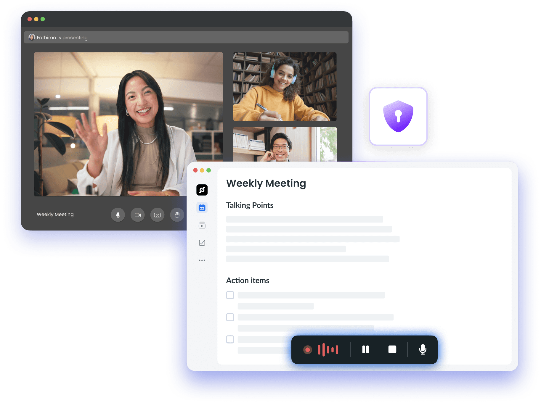 Ask Fellow chat bot window