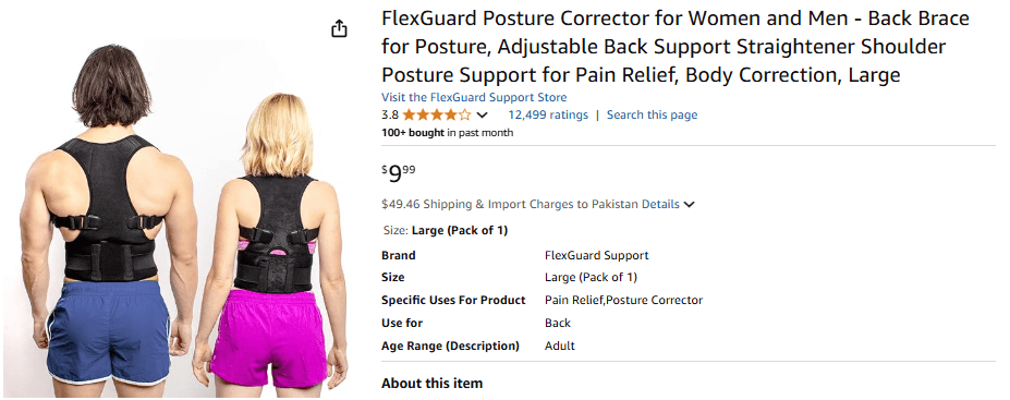 Posture Solutions - Posture Correction Device